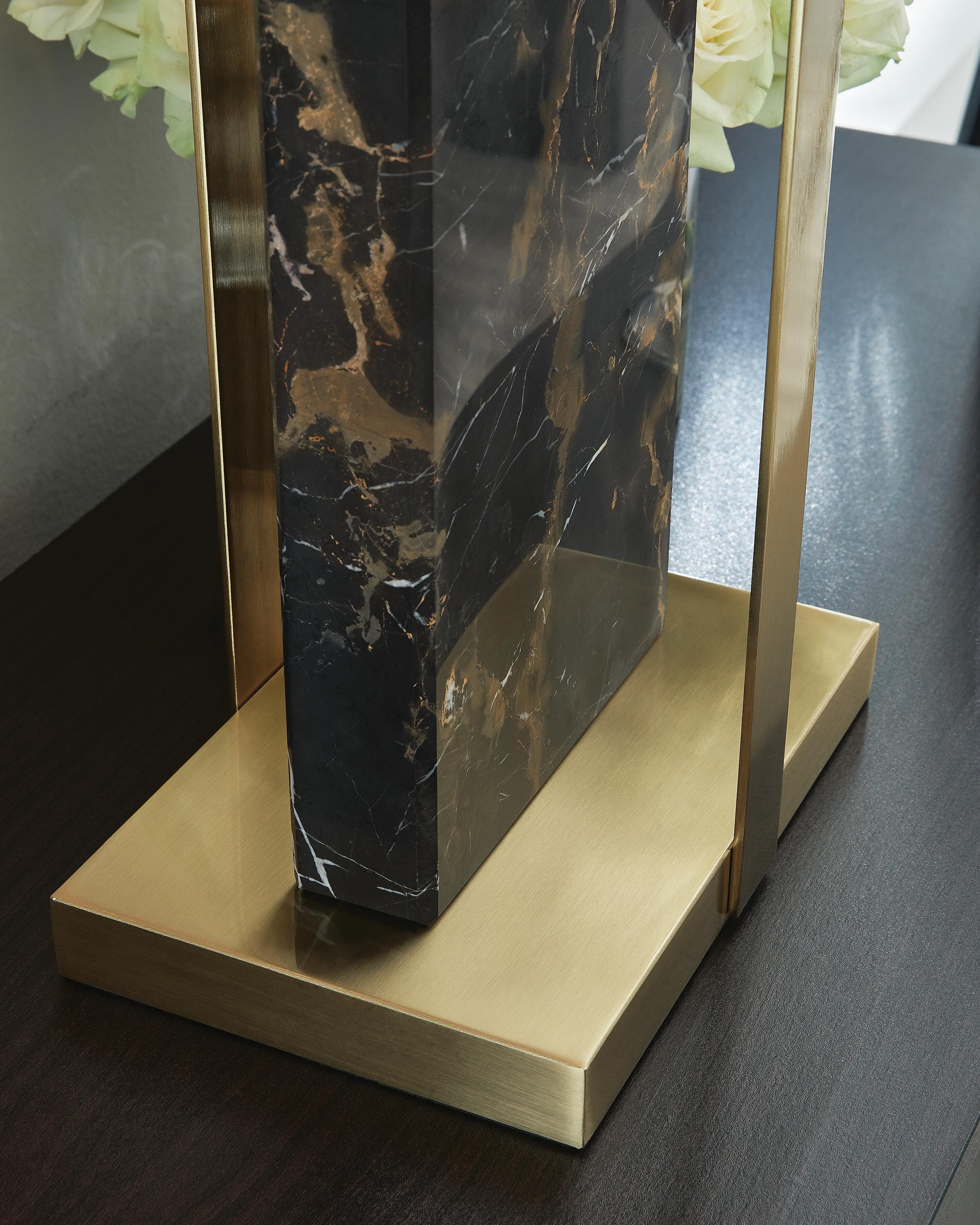 Neonish Table Lamp — Black/Gold Finish — view 4