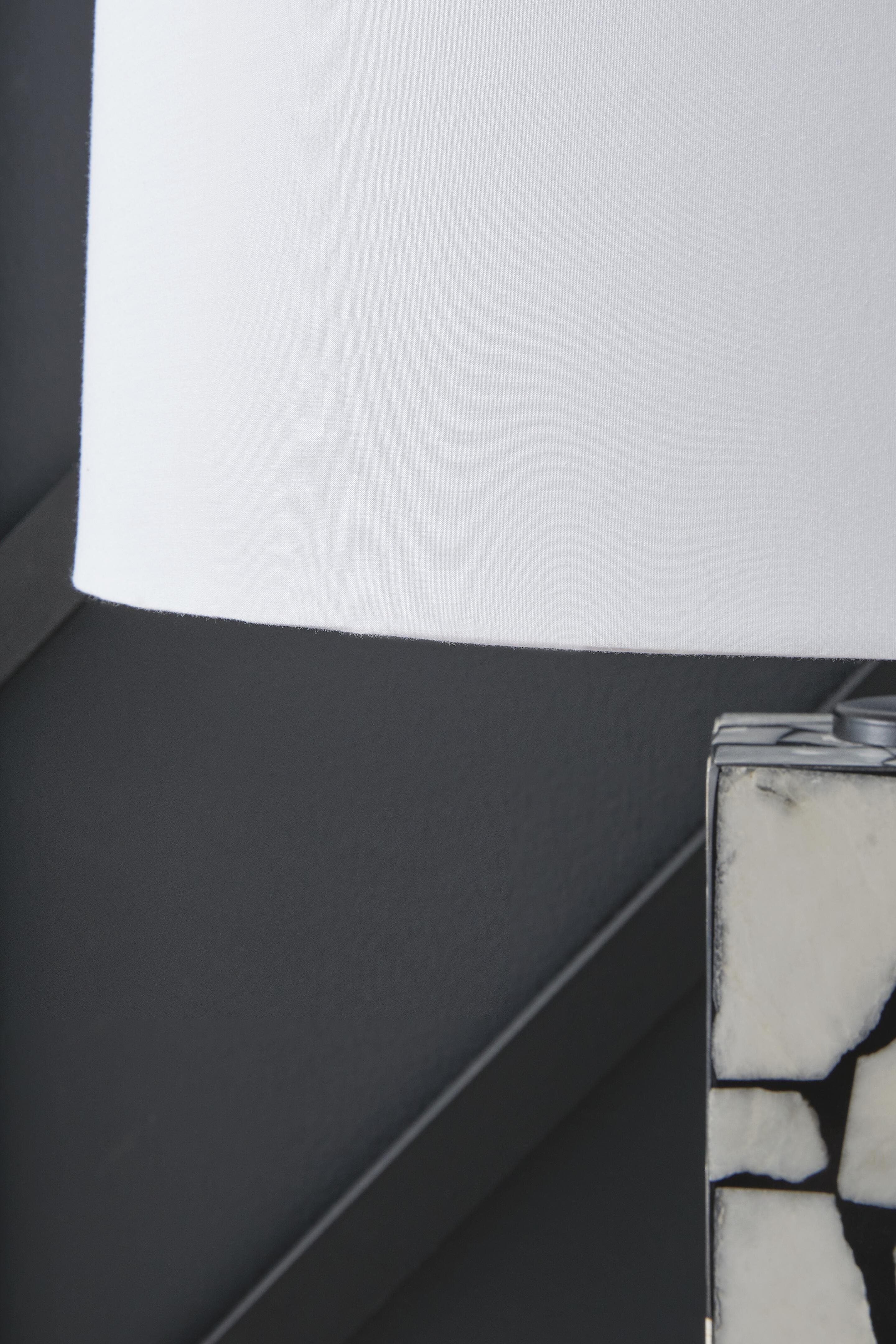 Macaria Table Lamp — White & Black/Gray — view 3