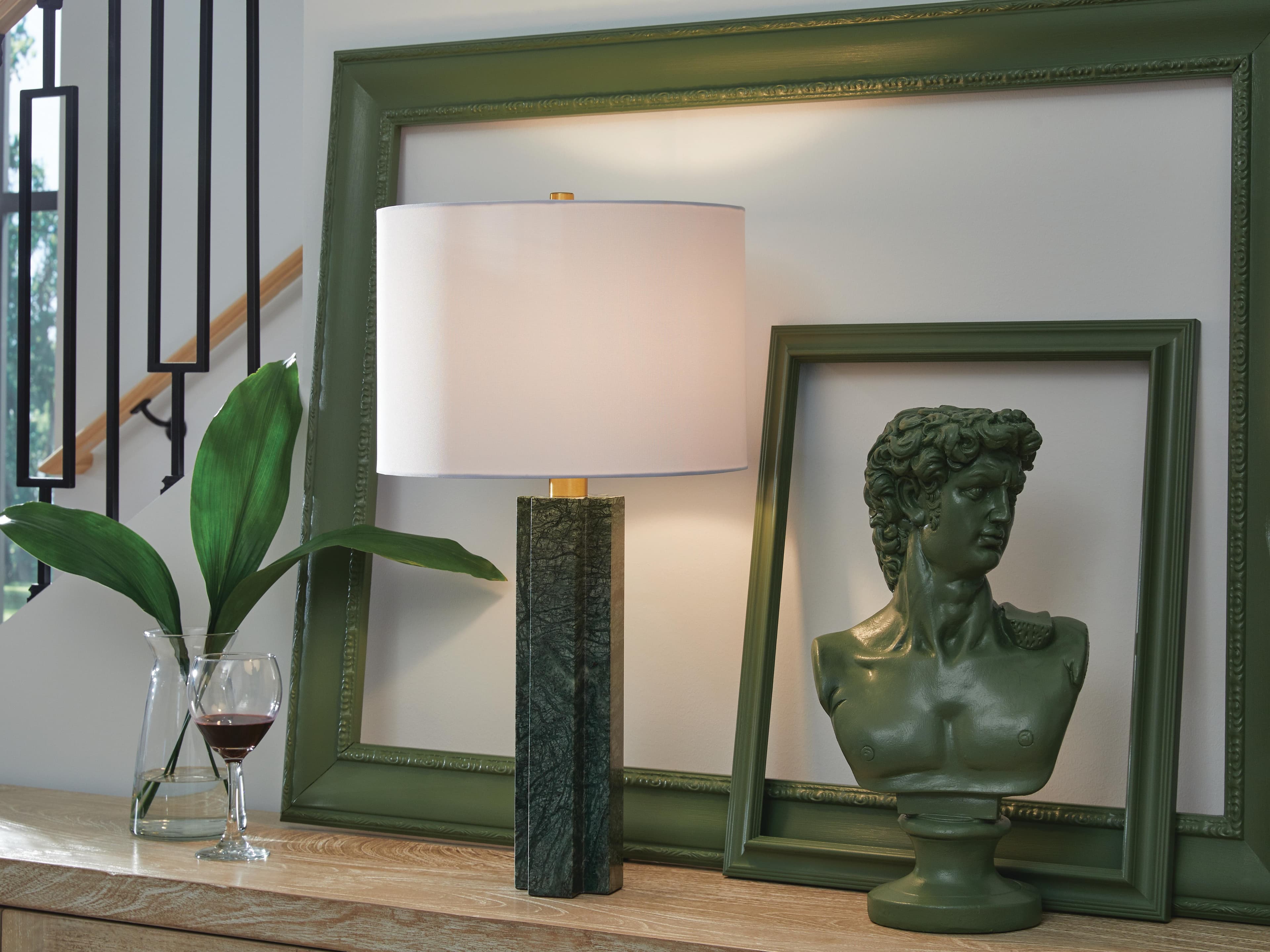 Keegan Table Lamp — Green — view 2