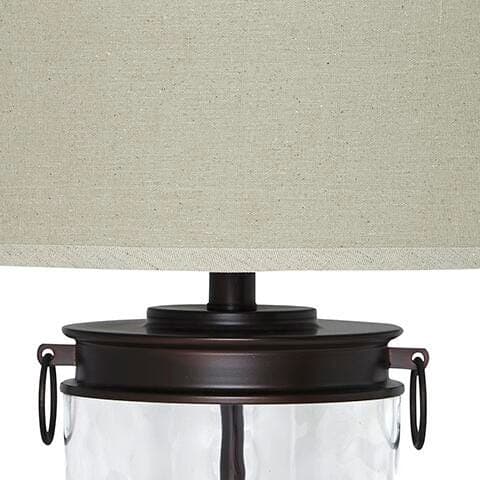 Tailynn Table Lamp — Brown/Beige & Transparent — view 4