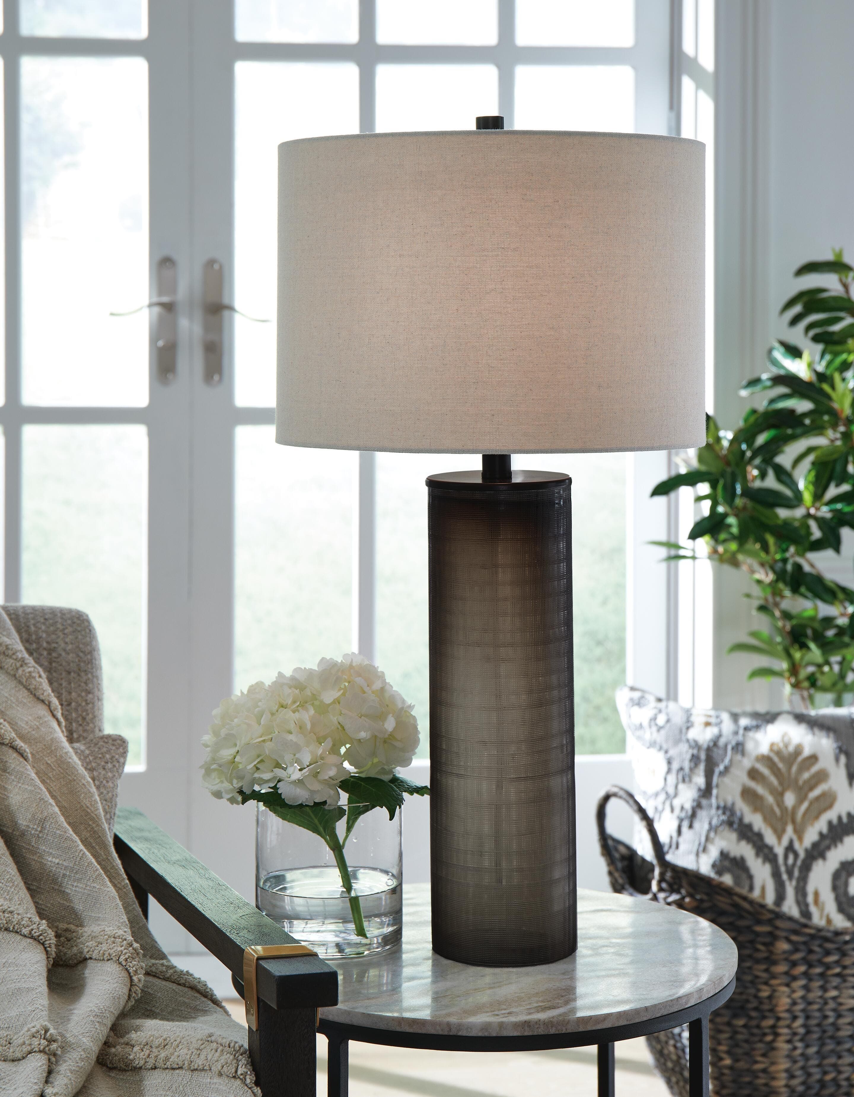 Dingerly Table Lamp — Brown/Beige — view 2