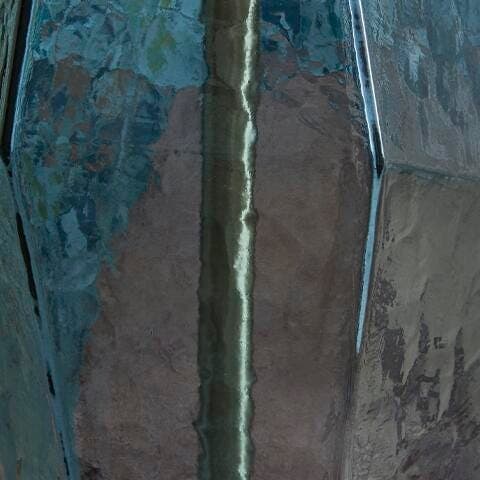 Tallow Table Lamp — Transparent & Blue — view 5