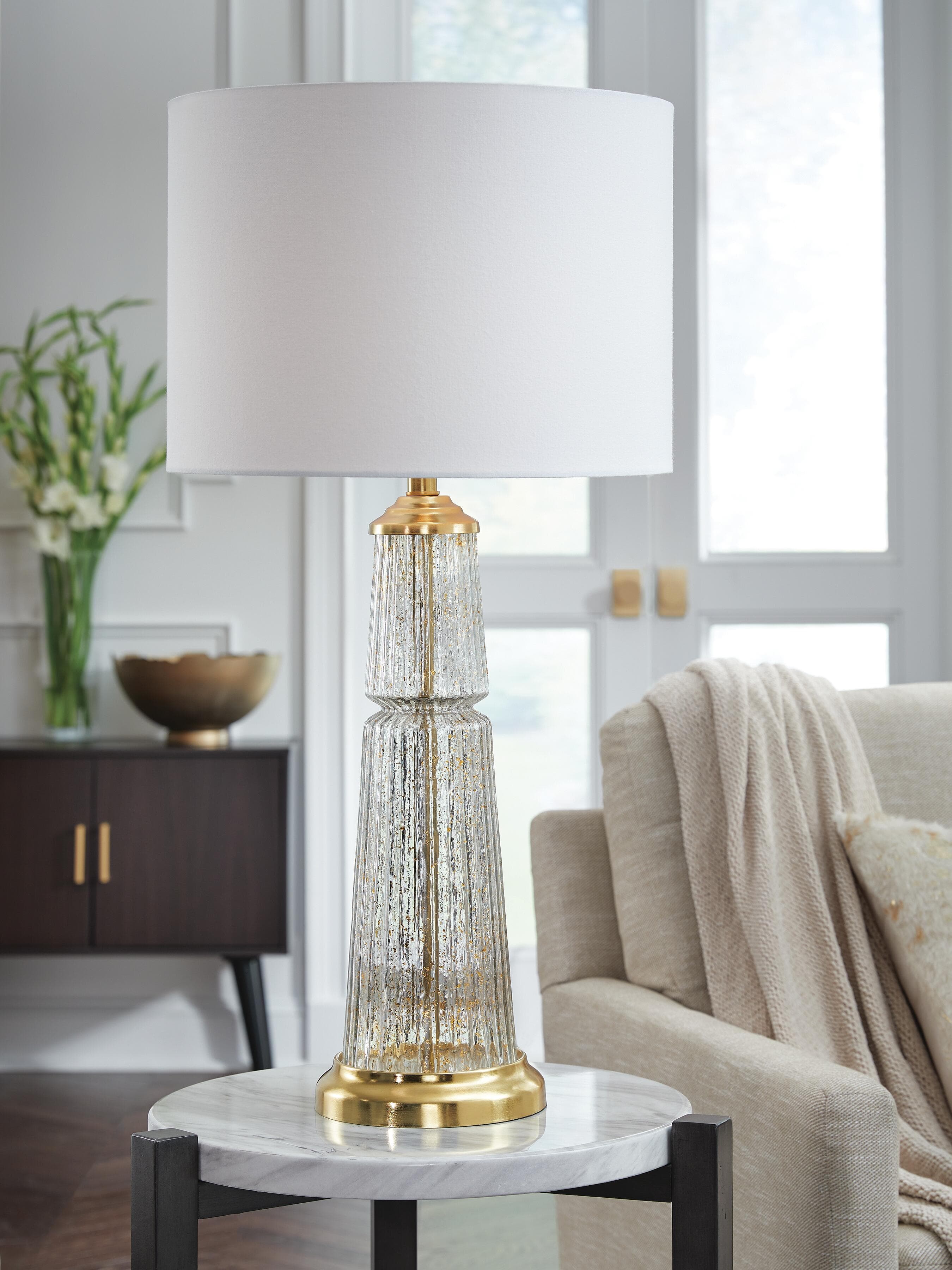 Bakersboro Table Lamp — Transparent & Metallic — view 2