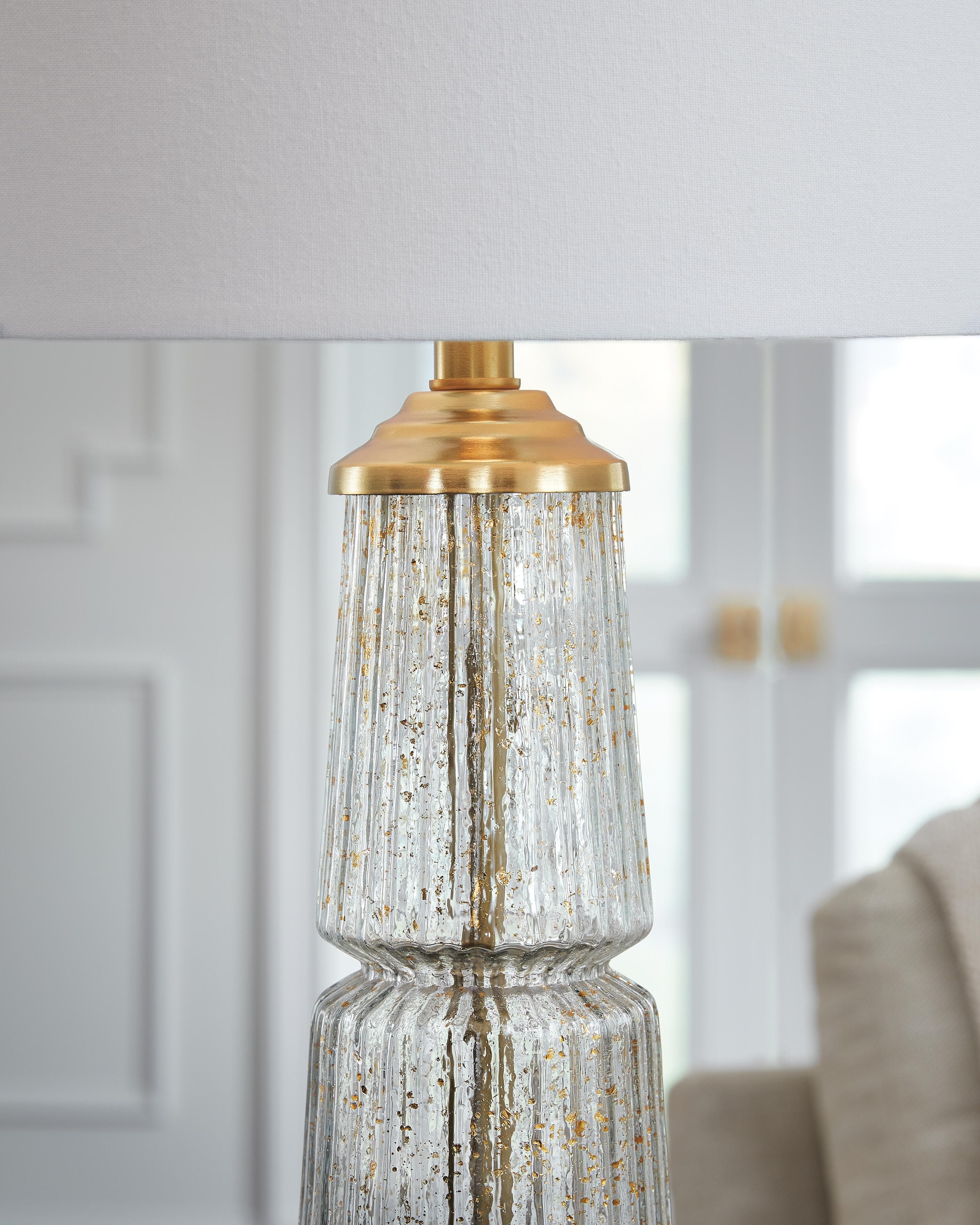 Bakersboro Table Lamp — Transparent & Metallic — view 3