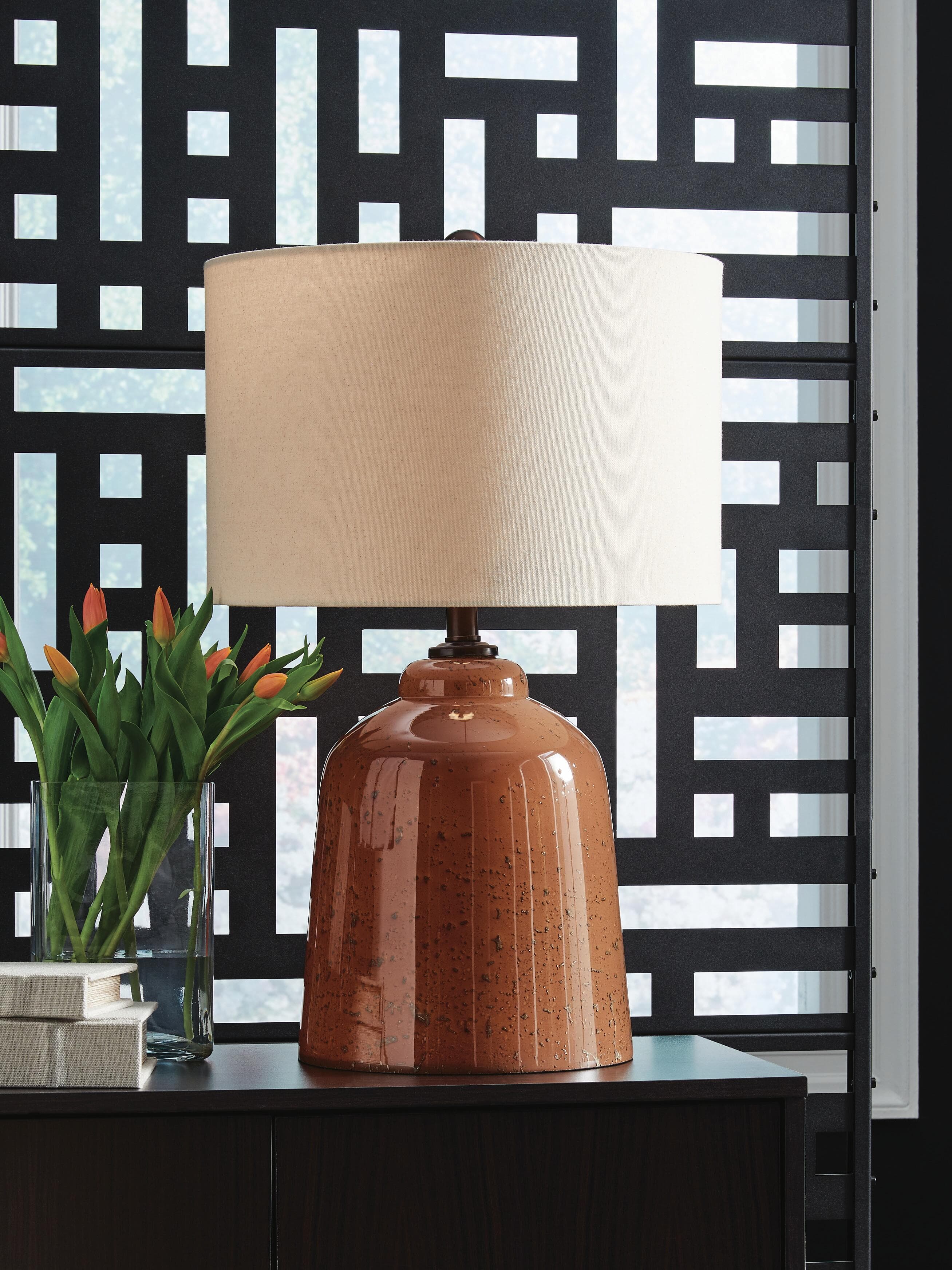 Aaleahya Table Lamp — Rust — view 2