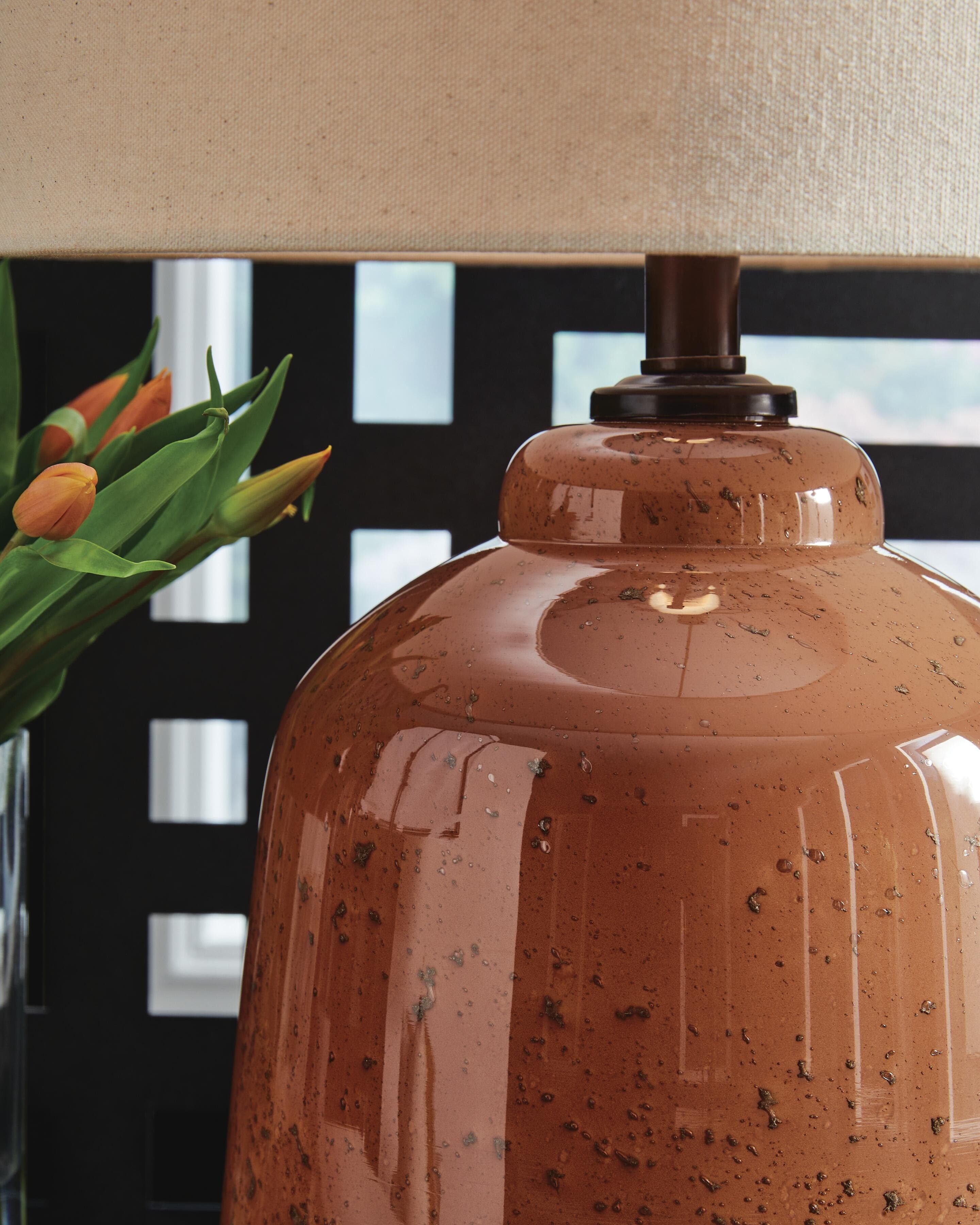 Aaleahya Table Lamp — Rust — view 3