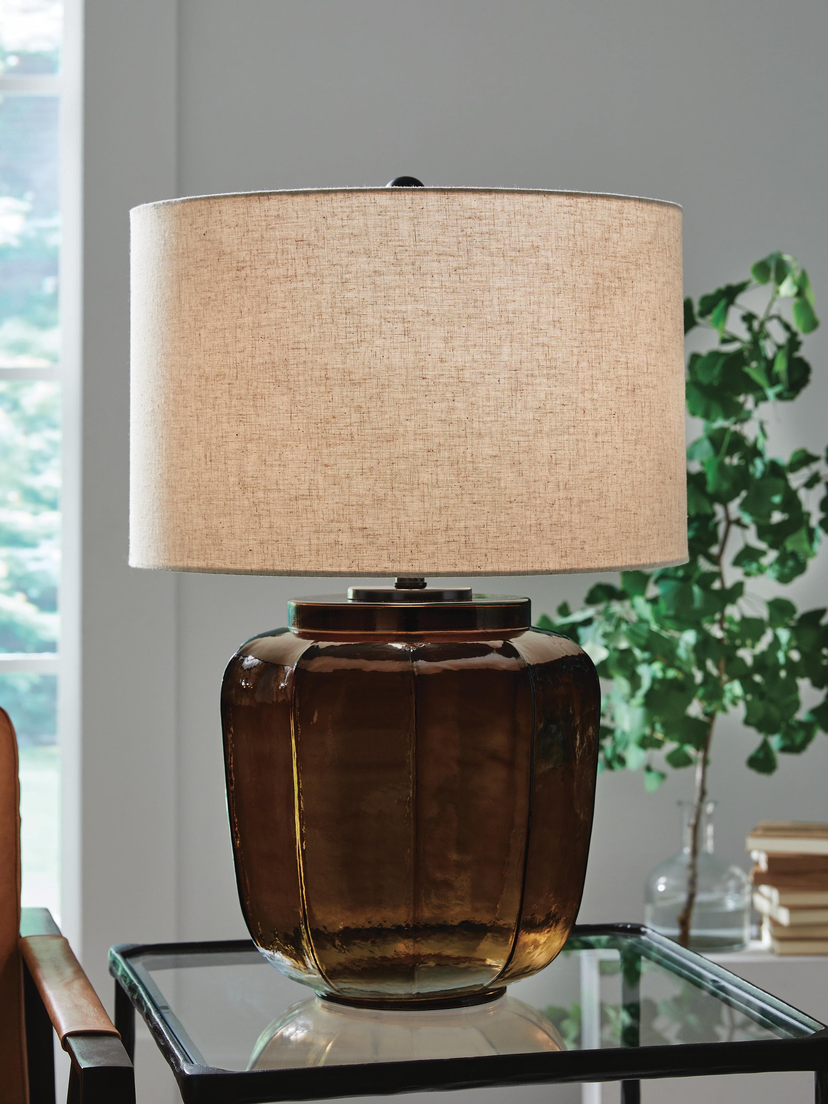 Bainmore Table Lamp — Amber — view 2
