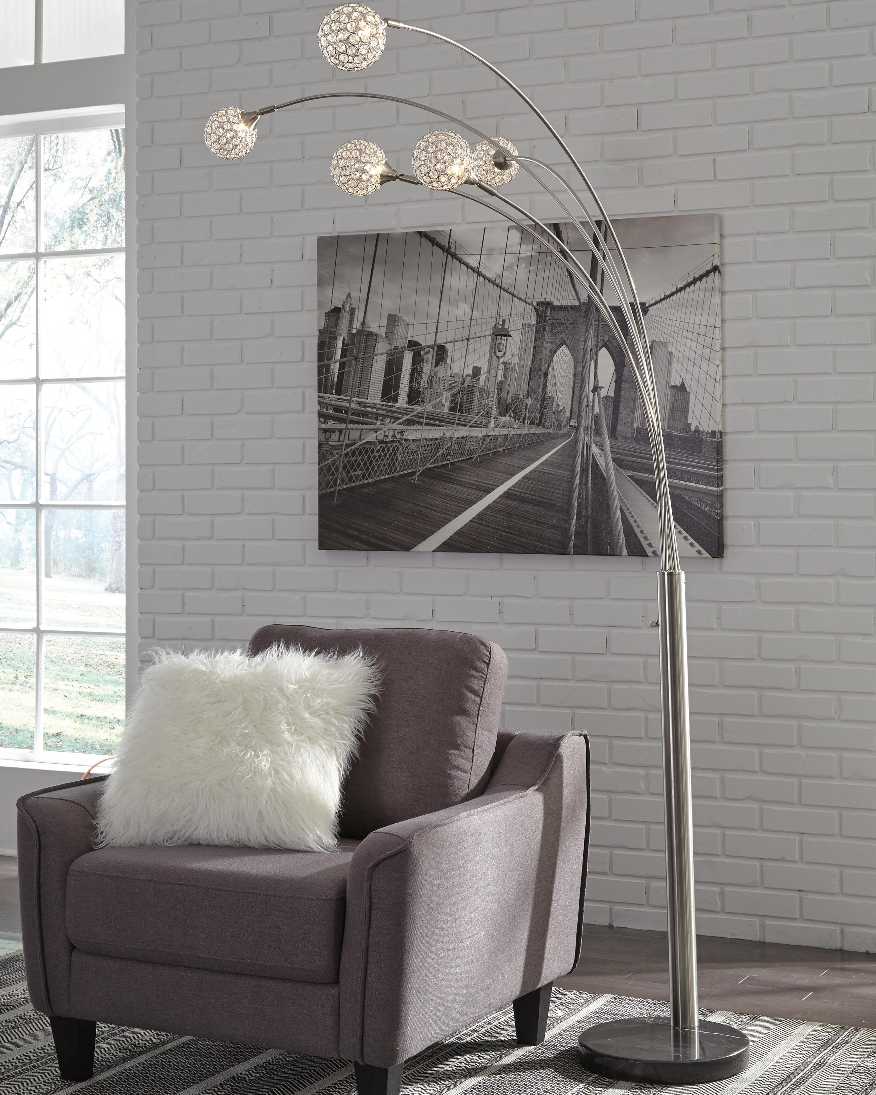 Winter Arc Lamp — Black/Gray, Metallic & Transparent — view 2