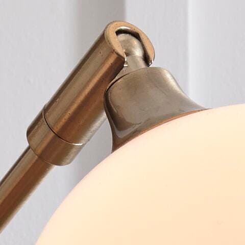 Taliya Arc Lamp — White & Metallic — view 5