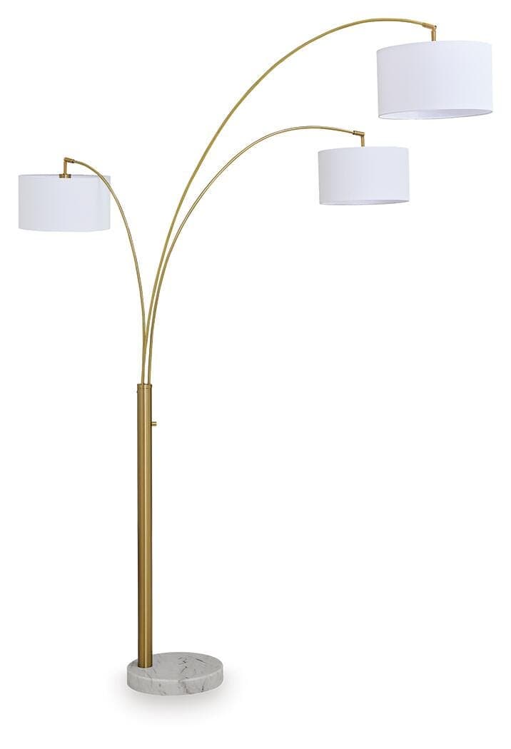 Valo Arc Lamp — Gold Finish — view 3