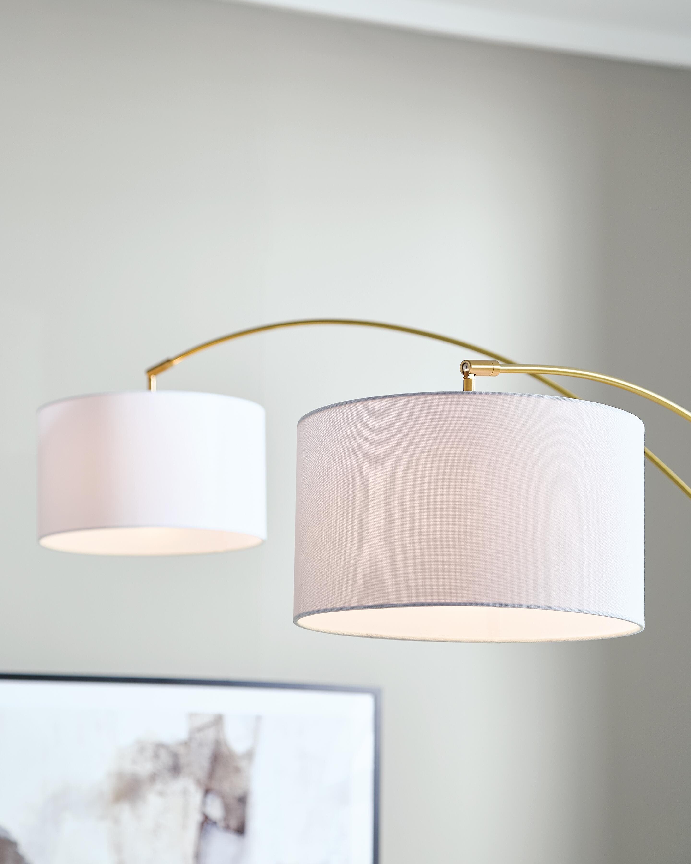 Valo Arc Lamp — Gold Finish — view 4