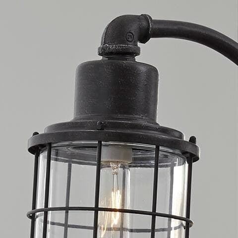 Jae Desk Lamp — Black/Gray & Transparent — view 4