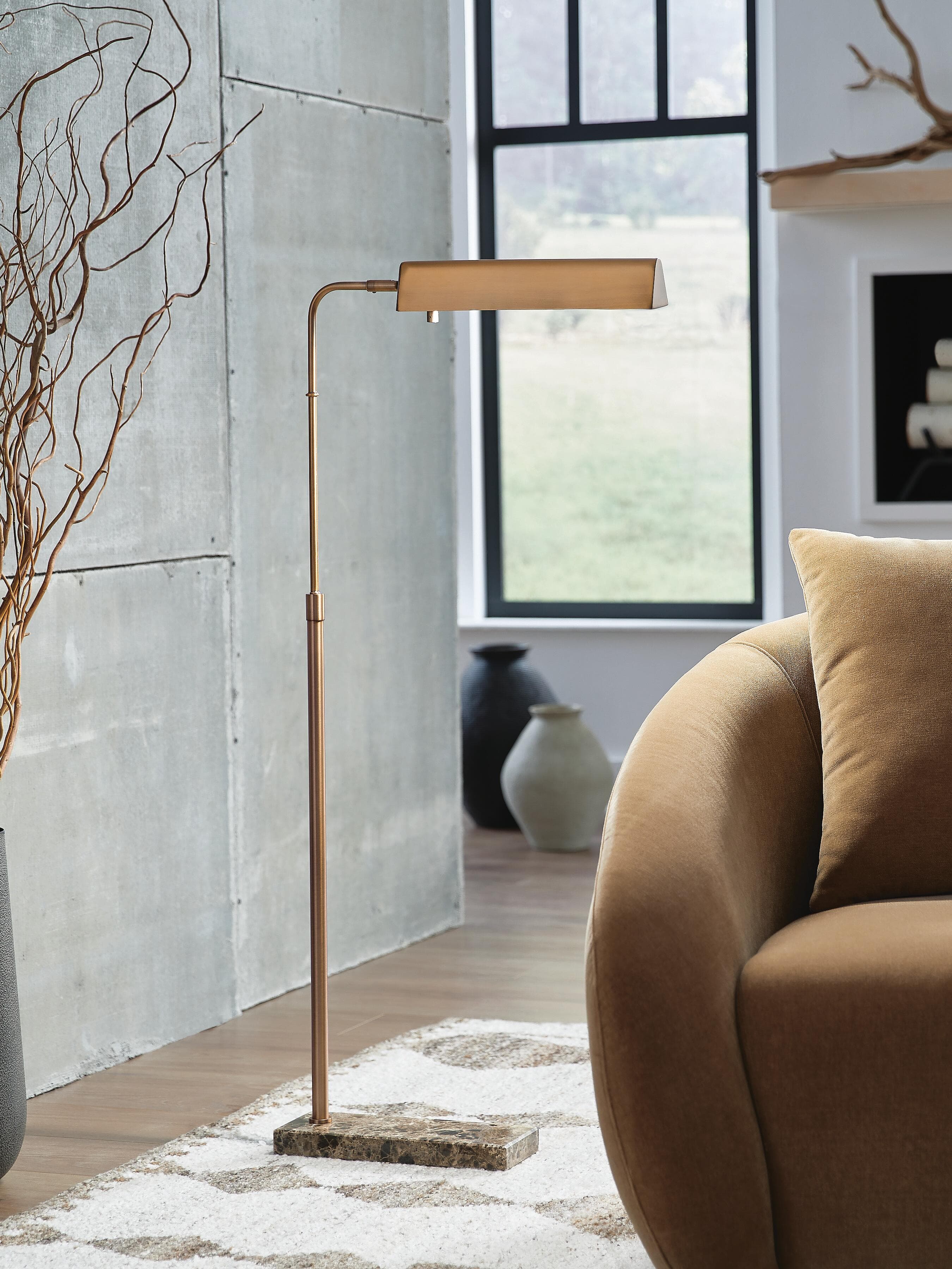 Yafe Floor Lamp — Bronze Finish — view 2