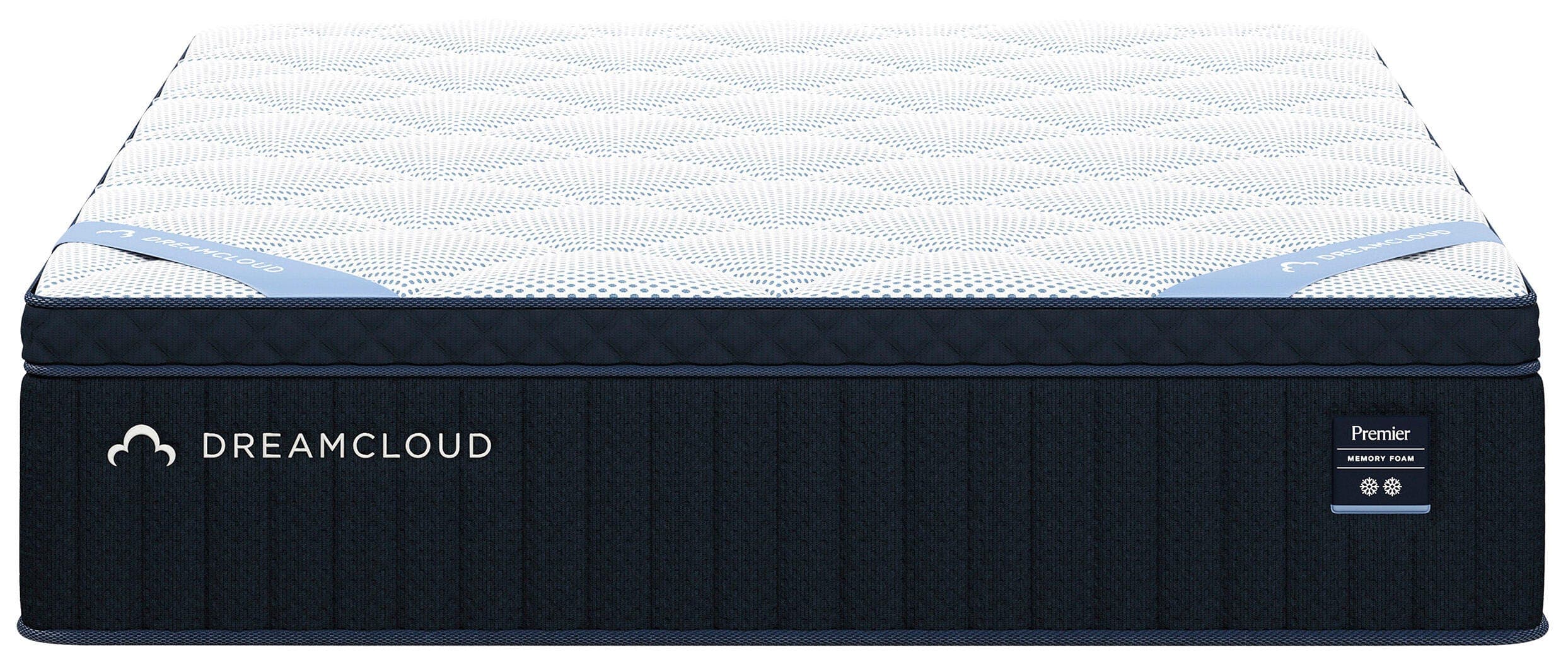 Dreamcloud Premier Memory Foam Queen Mattress — White — view 3