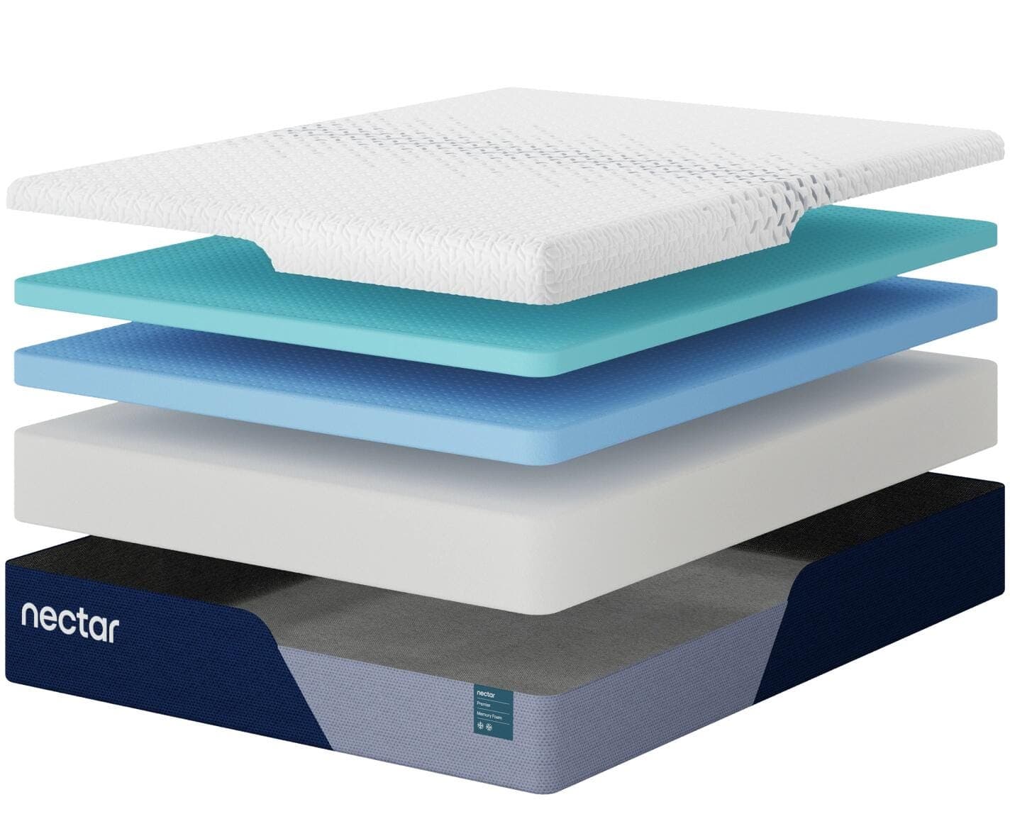 Nectar Premier Memory Foam Twin Mattress — White — view 4