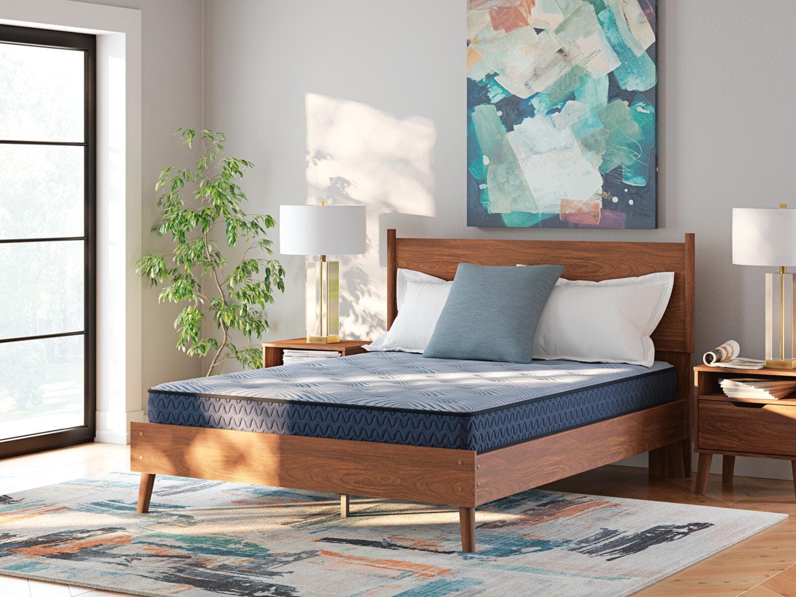 Peak 2.0 Bonnell King Mattress — Blue — view 2