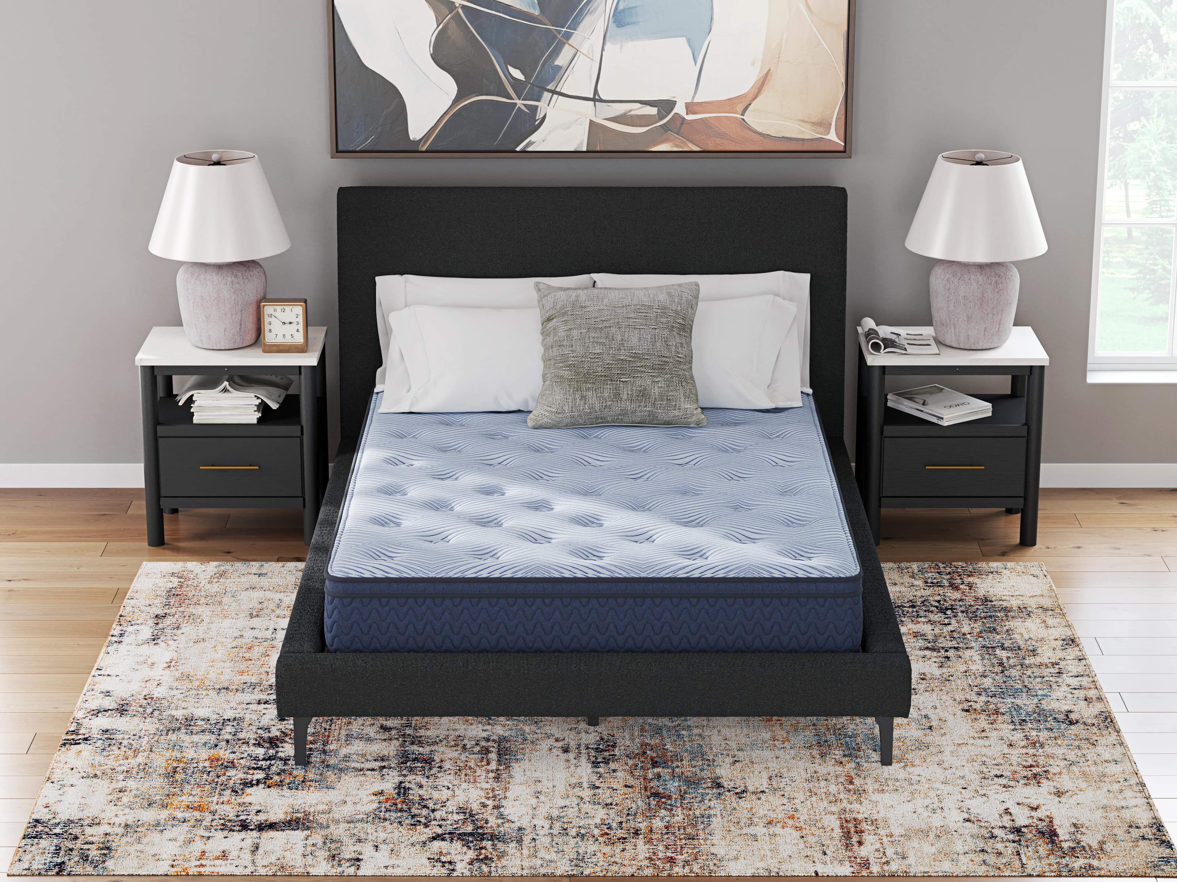 Peak 2.0 12 Hybrid Queen Mattress — Blue — view 6