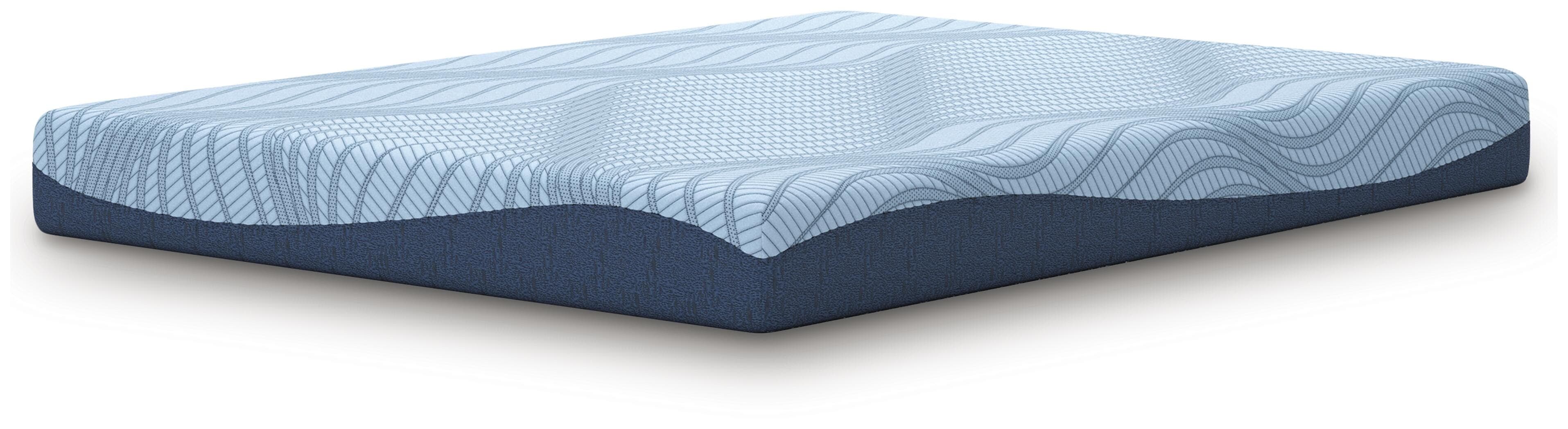 Peak 2.0 8 Memory Foam King Mattress — White — view 3