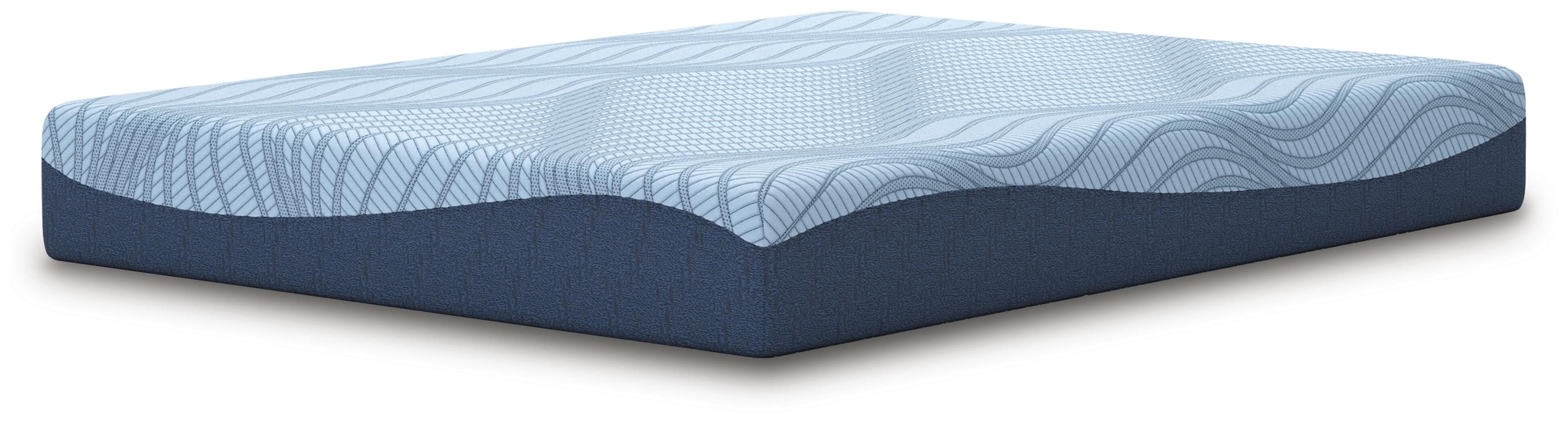Peak 2.0 10 Memory Foam King Mattress — White — view 3