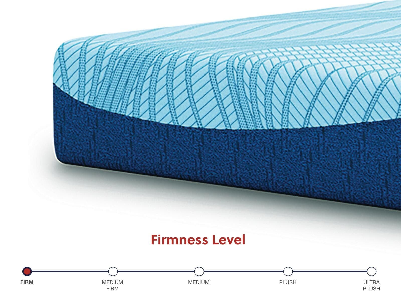 Peak 2.0 10 Memory Foam King Mattress — White — view 7