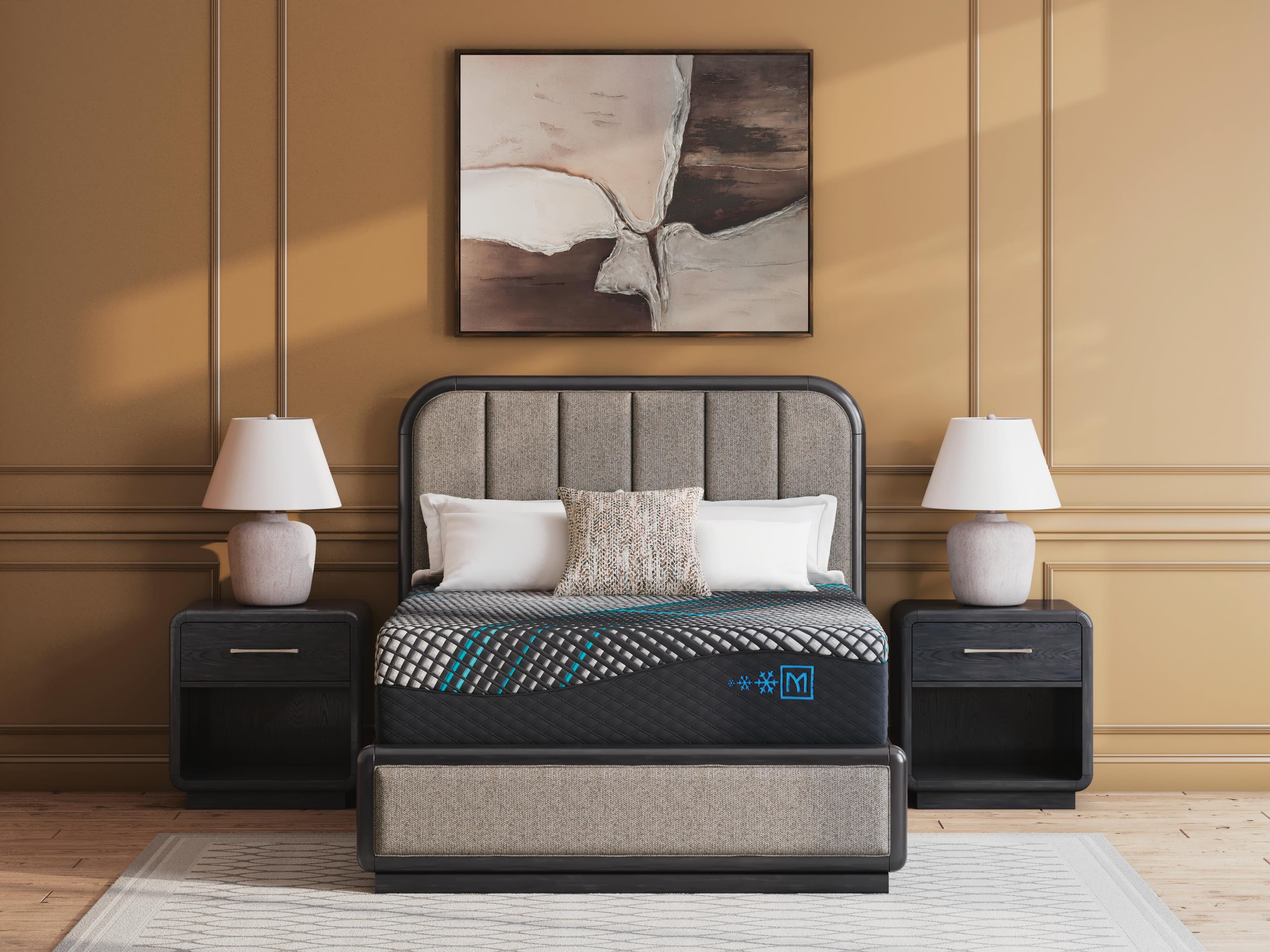 Millennium 2.0 Hybrid 16 Inch California King Mattress — Black — view 6