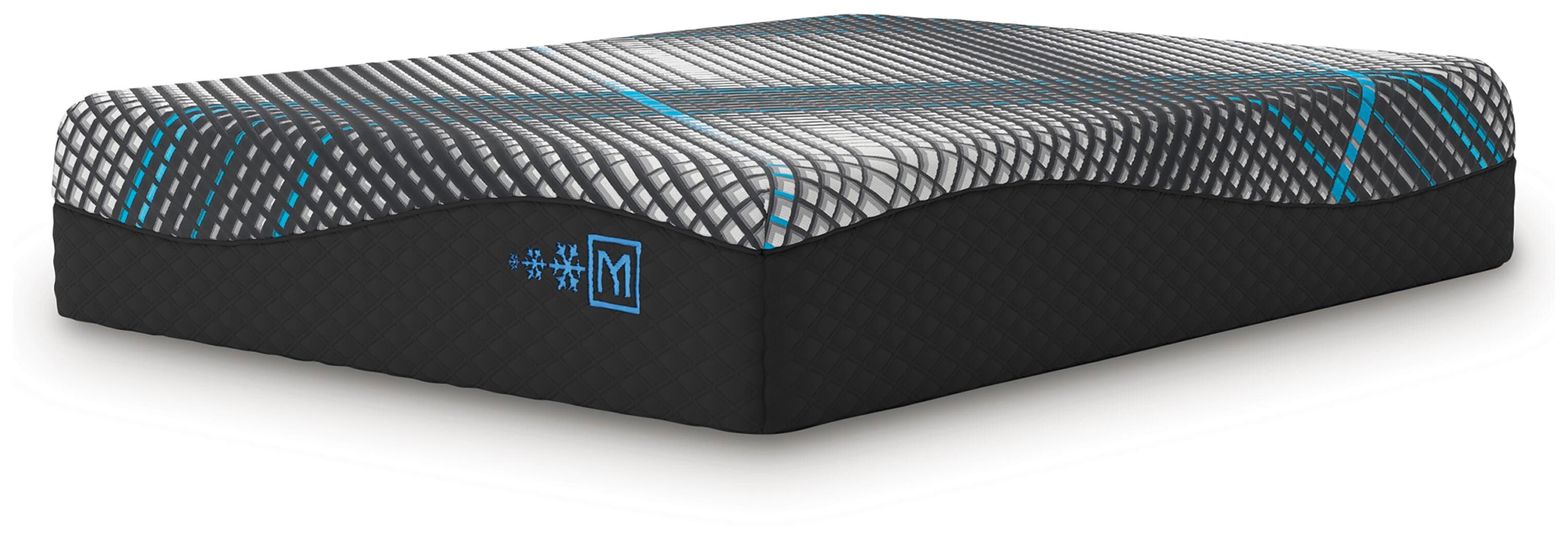 Millennium 2.0 Hybrid 16 Inch California King Mattress — Black — view 3