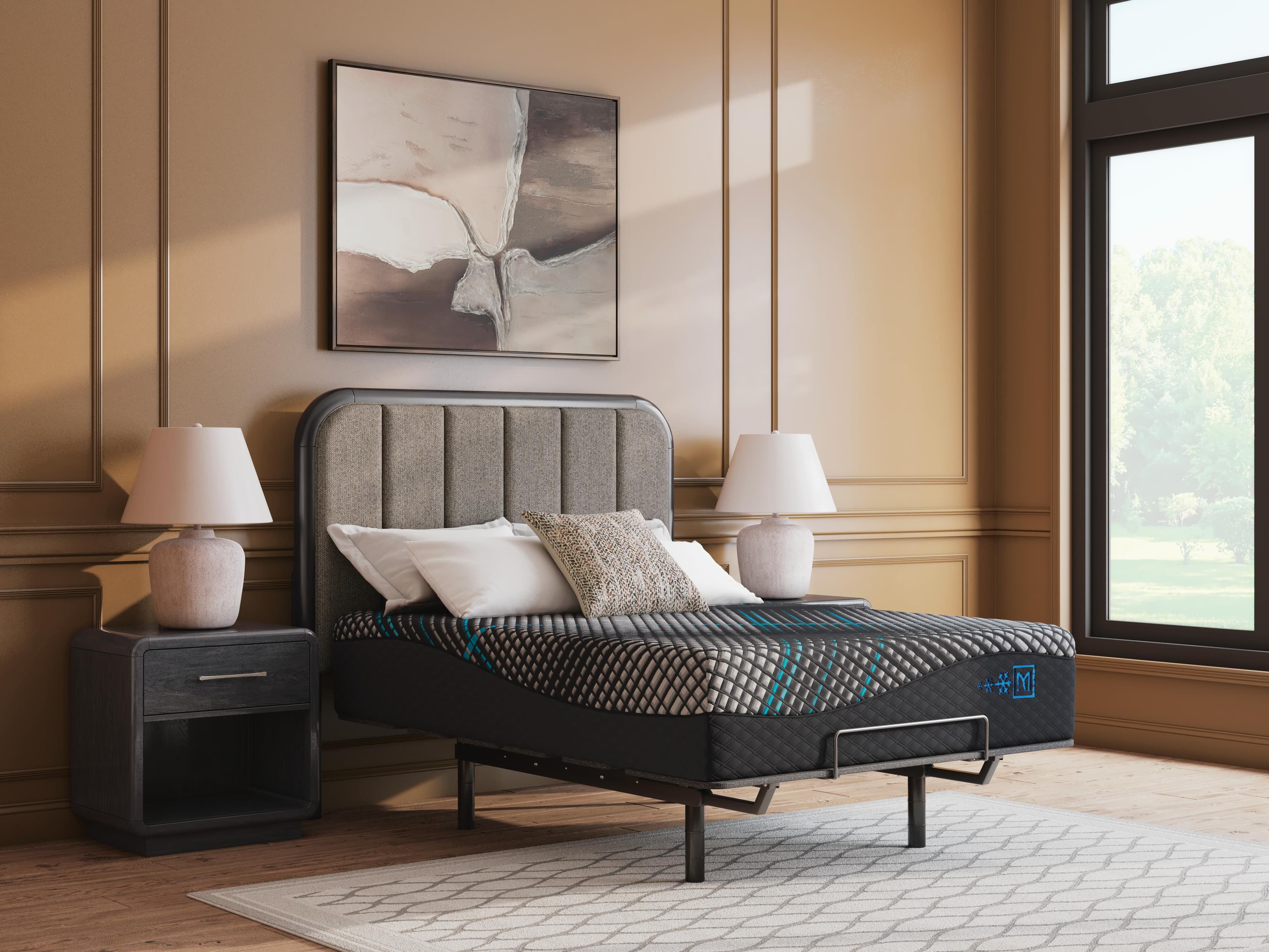 Millennium 2.0 Hybrid 16 Inch California King Mattress — Black — view 7