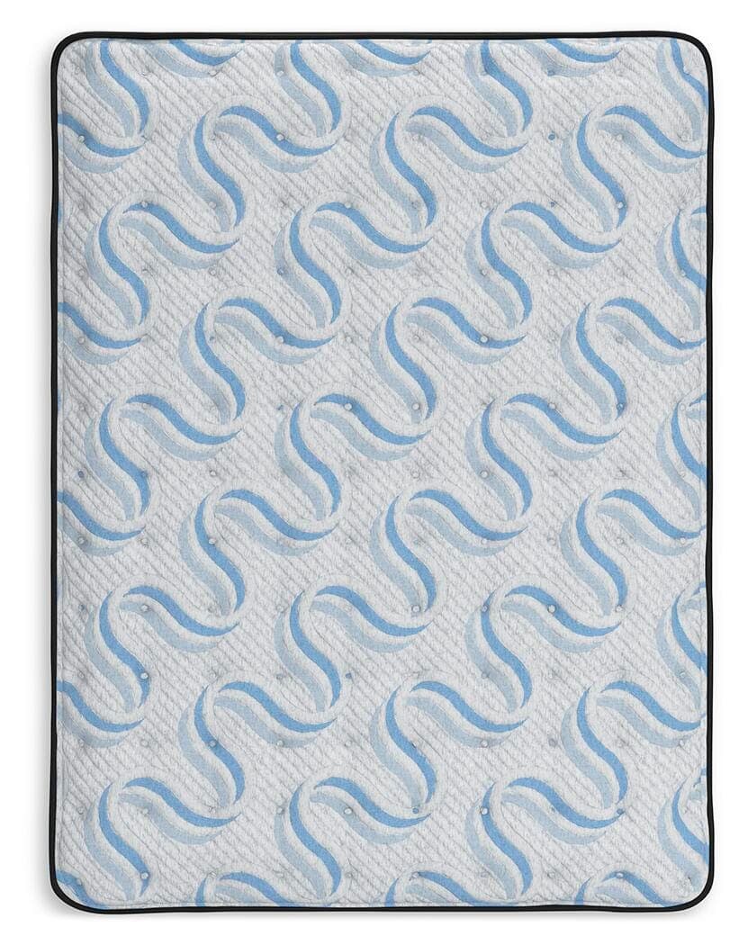 Elite Springs Plush Twin Mattress — Black/Gray & Blue — view 4