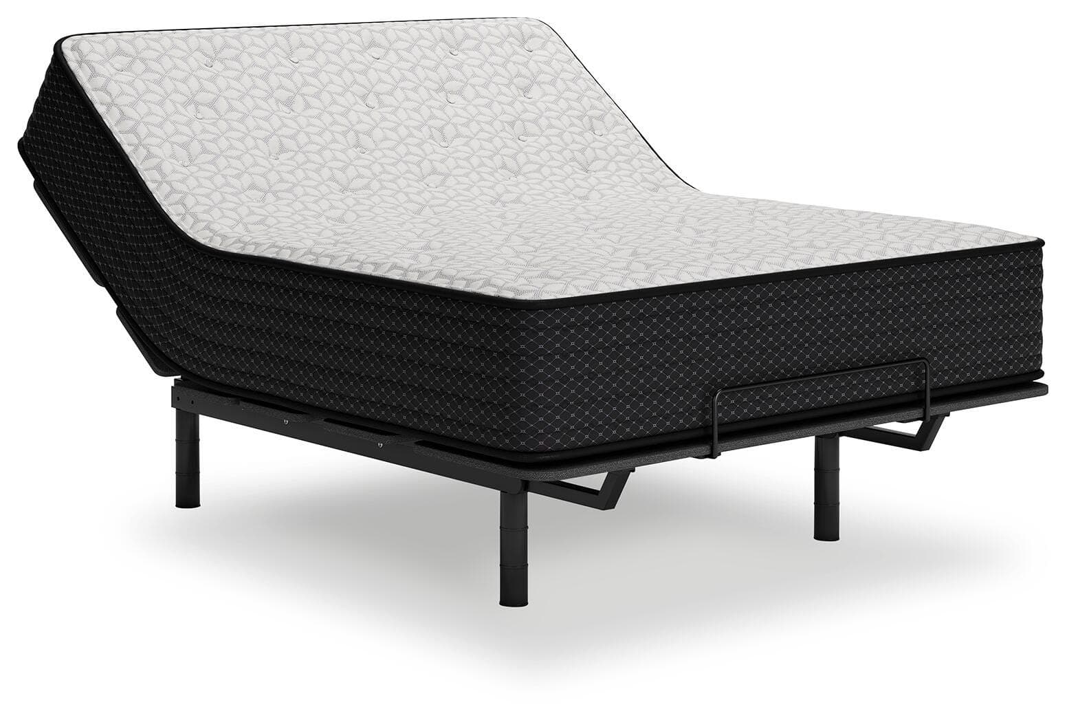 Limited Edition Plush California King Mattress — White & Black/Gray — view 6