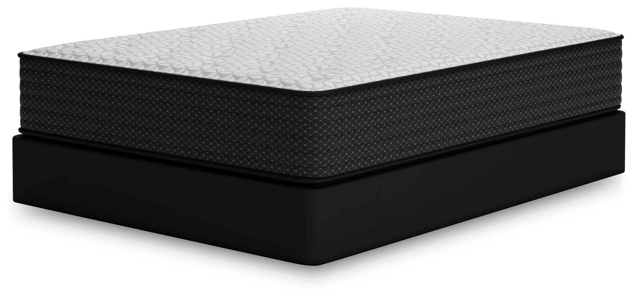 Limited Edition Plush Twin XL Mattress — White & Black/Gray — view 7