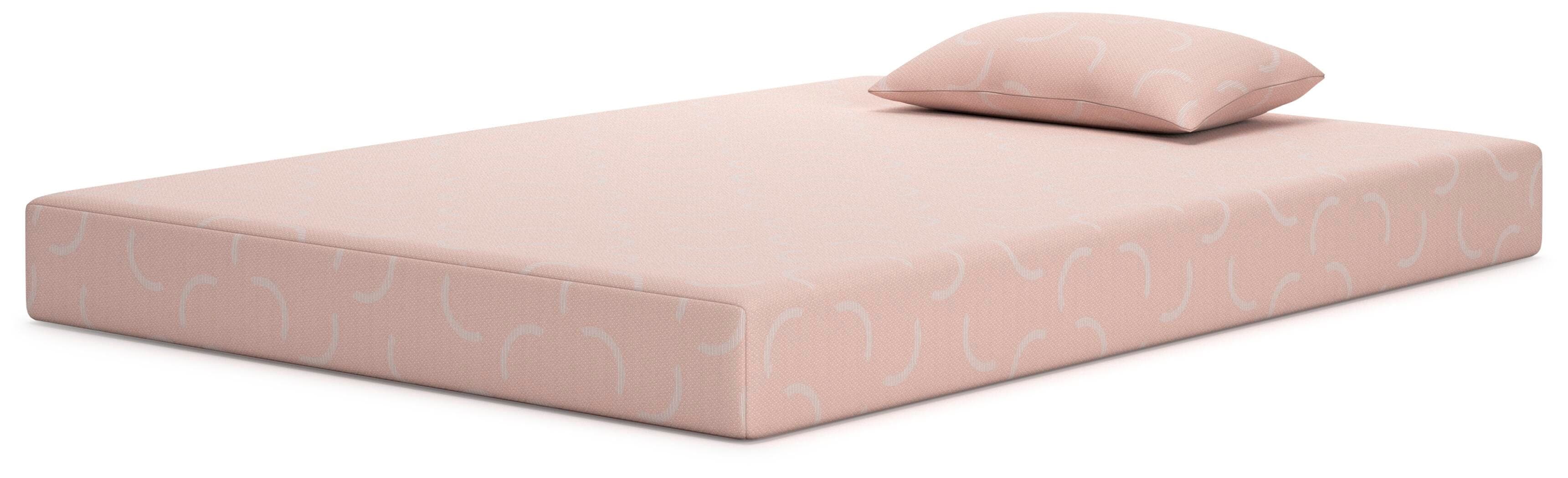 iKidz Coral Twin Mattress and Pillow — Red/Burgundy — view 4