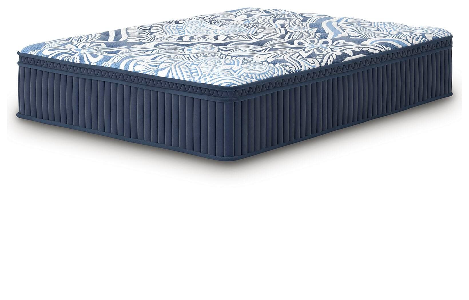 Plush Luxe 2.0 California King Mattress — Blue — view 3
