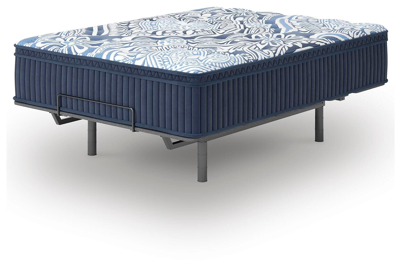 Plush Luxe 2.0 California King Mattress — Blue — view 4