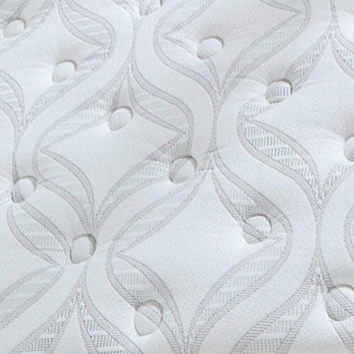 8 Inch Bonnell Hybrid Twin Mattress — White & Black/Gray — view 6