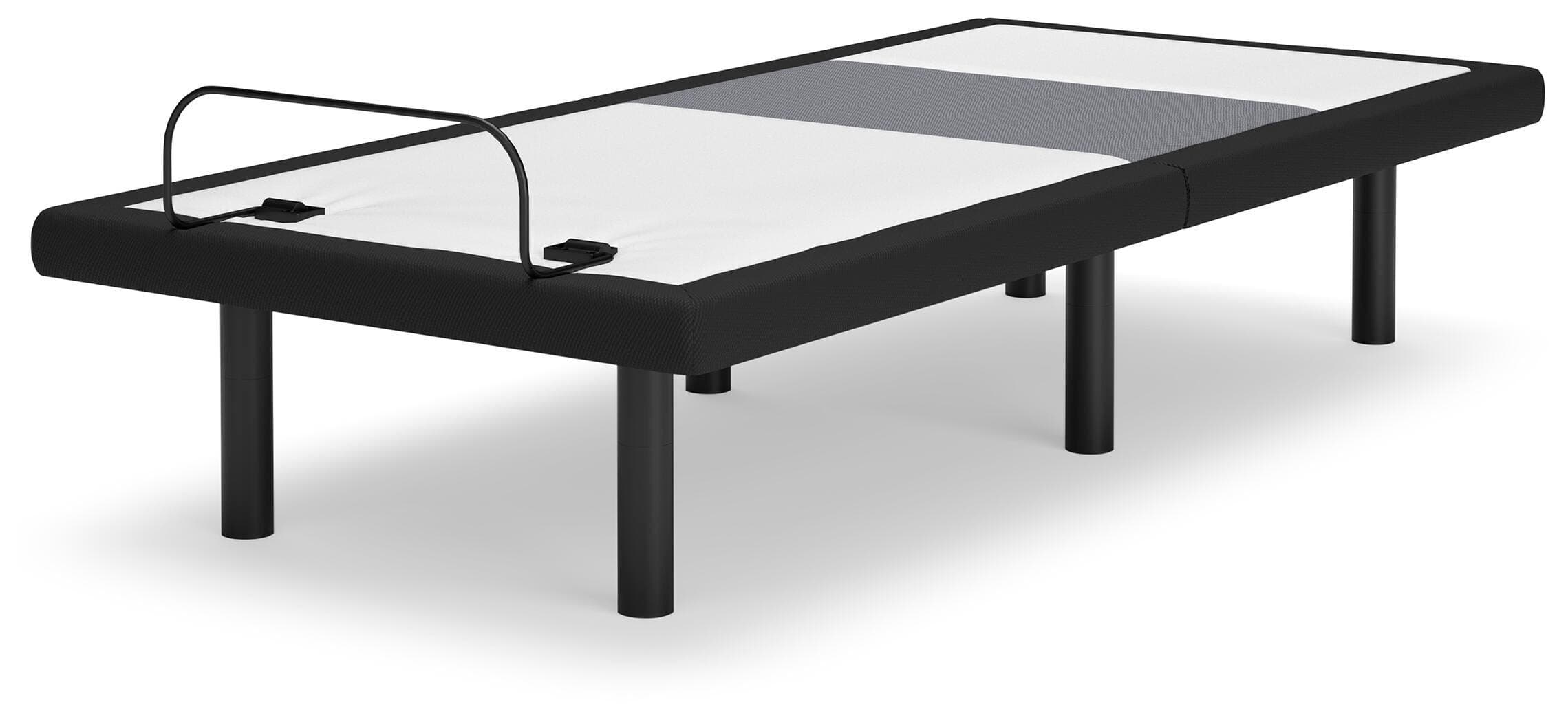 Best Base with Lumbar and Audio Twin XL Adjustable Base — Black/Gray — view 3