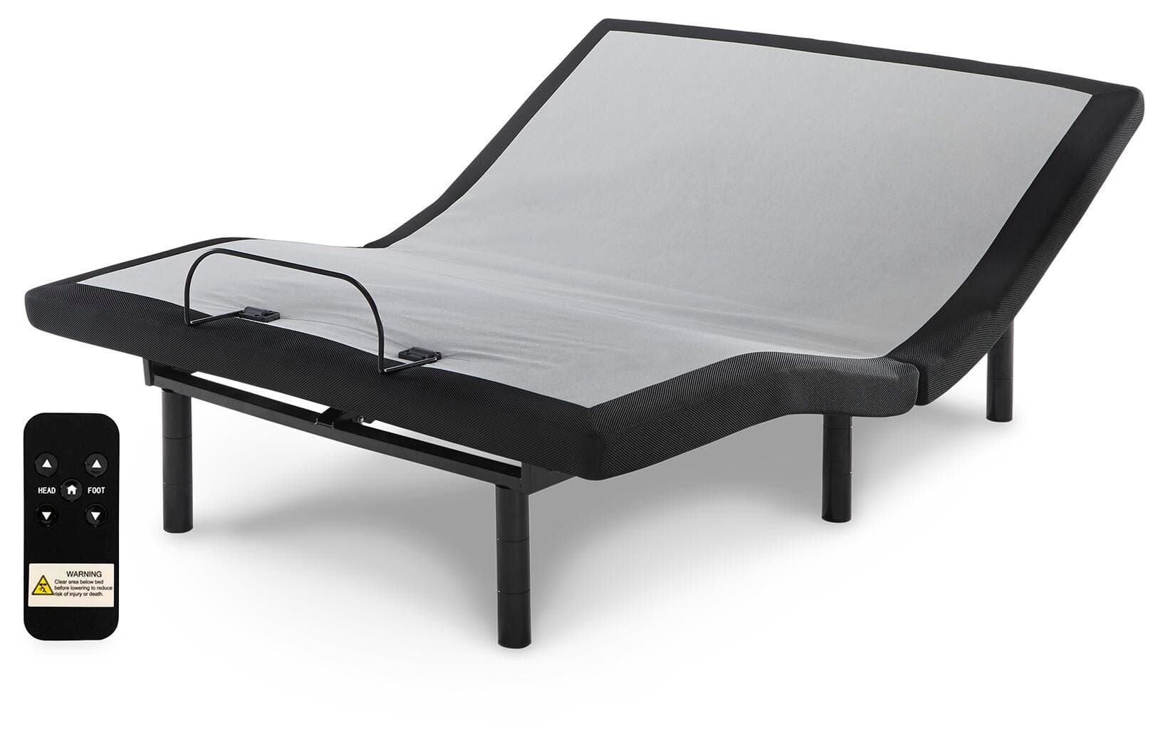 Head-Foot Model Best California King Adjustable Base — Black/Gray — view 2