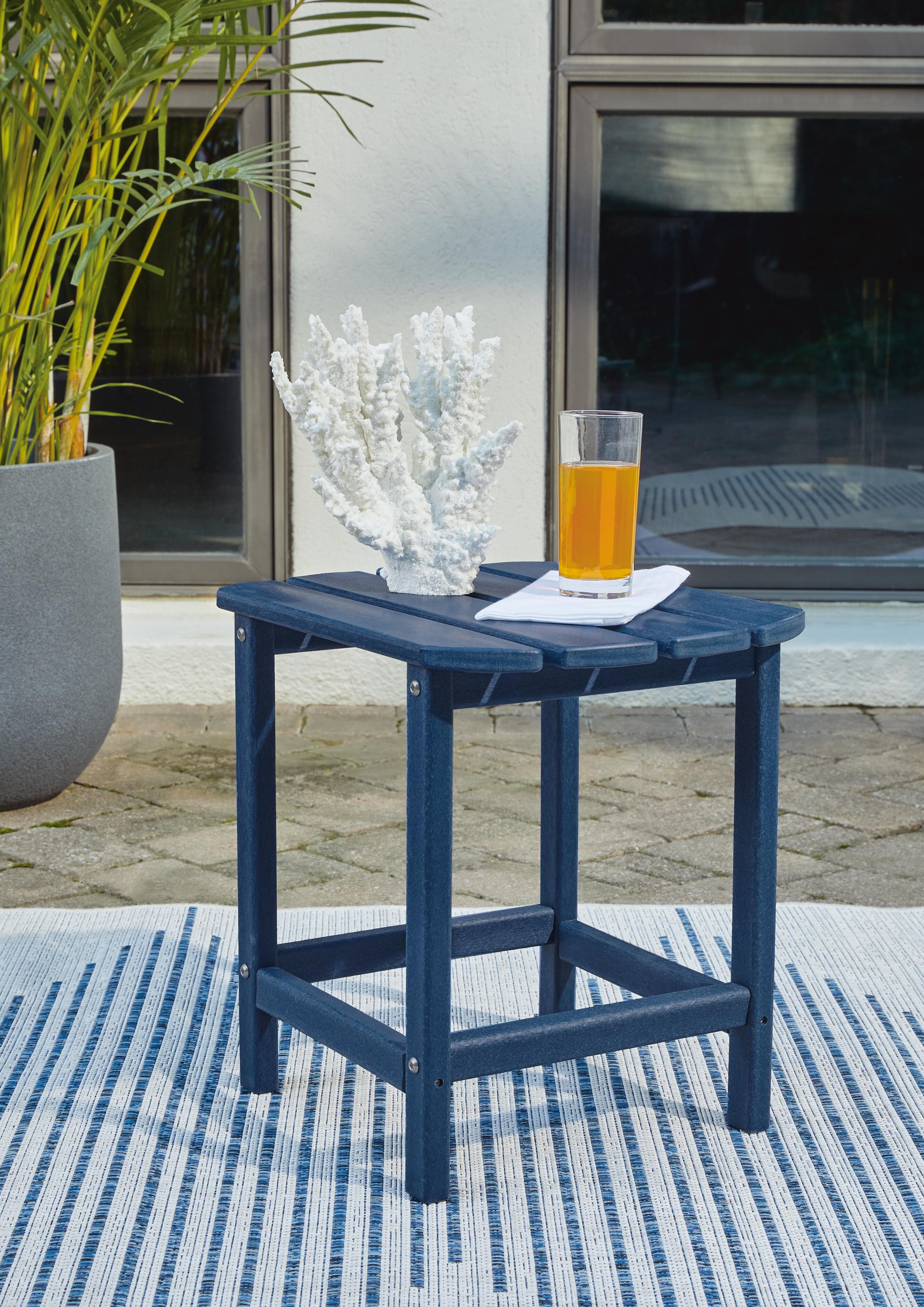 Sundown Treasure End Table — Blue — view 2