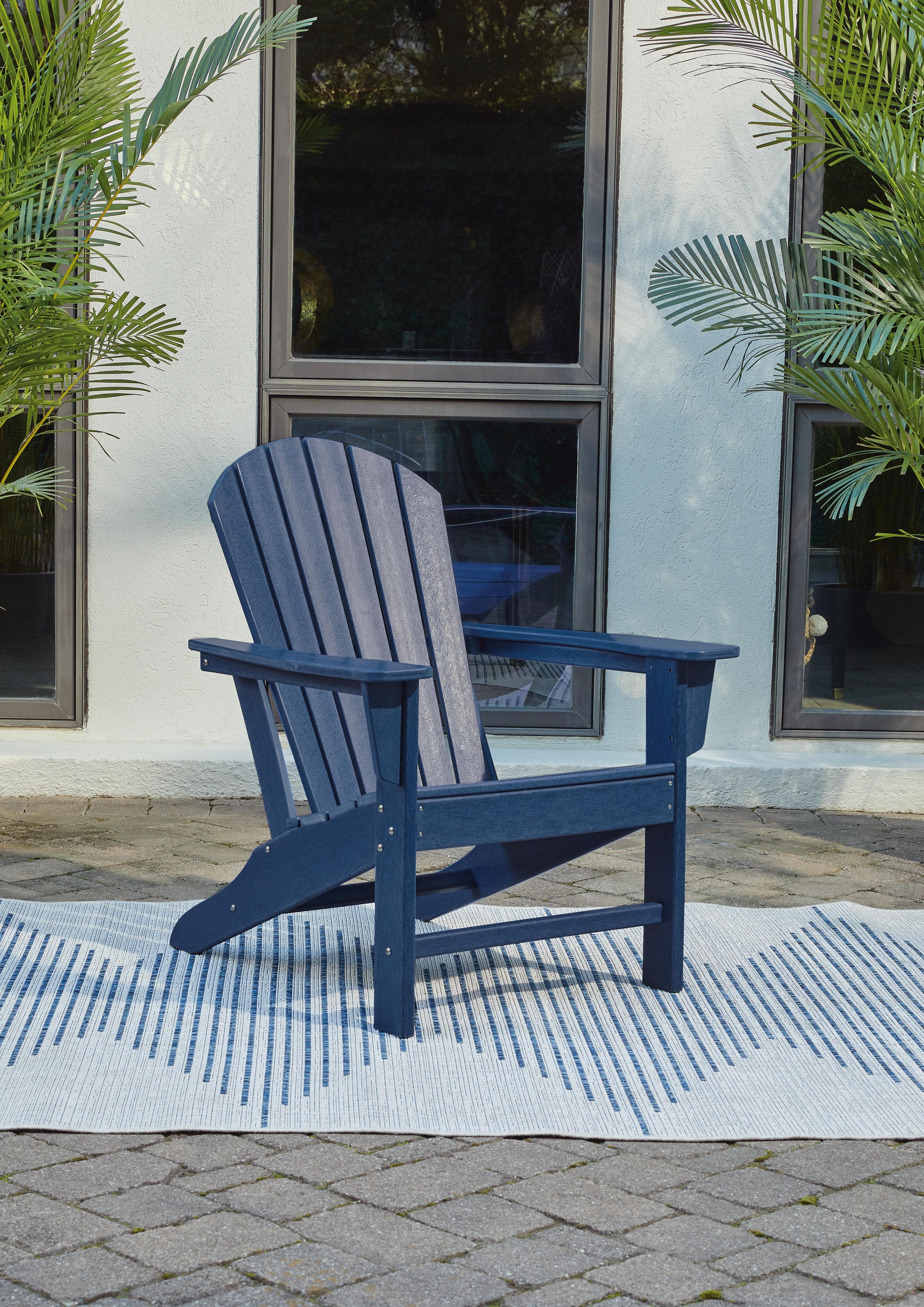Sundown Treasure Adirondack Chair — Blue — view 2