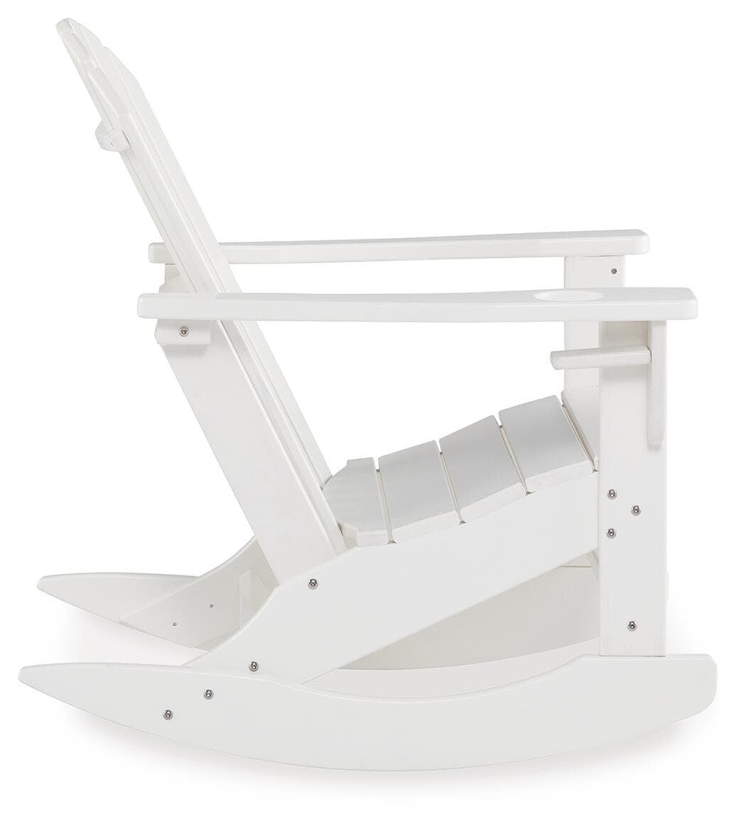 Sundown Treasure Outdoor Rocking Chair — White — view 4