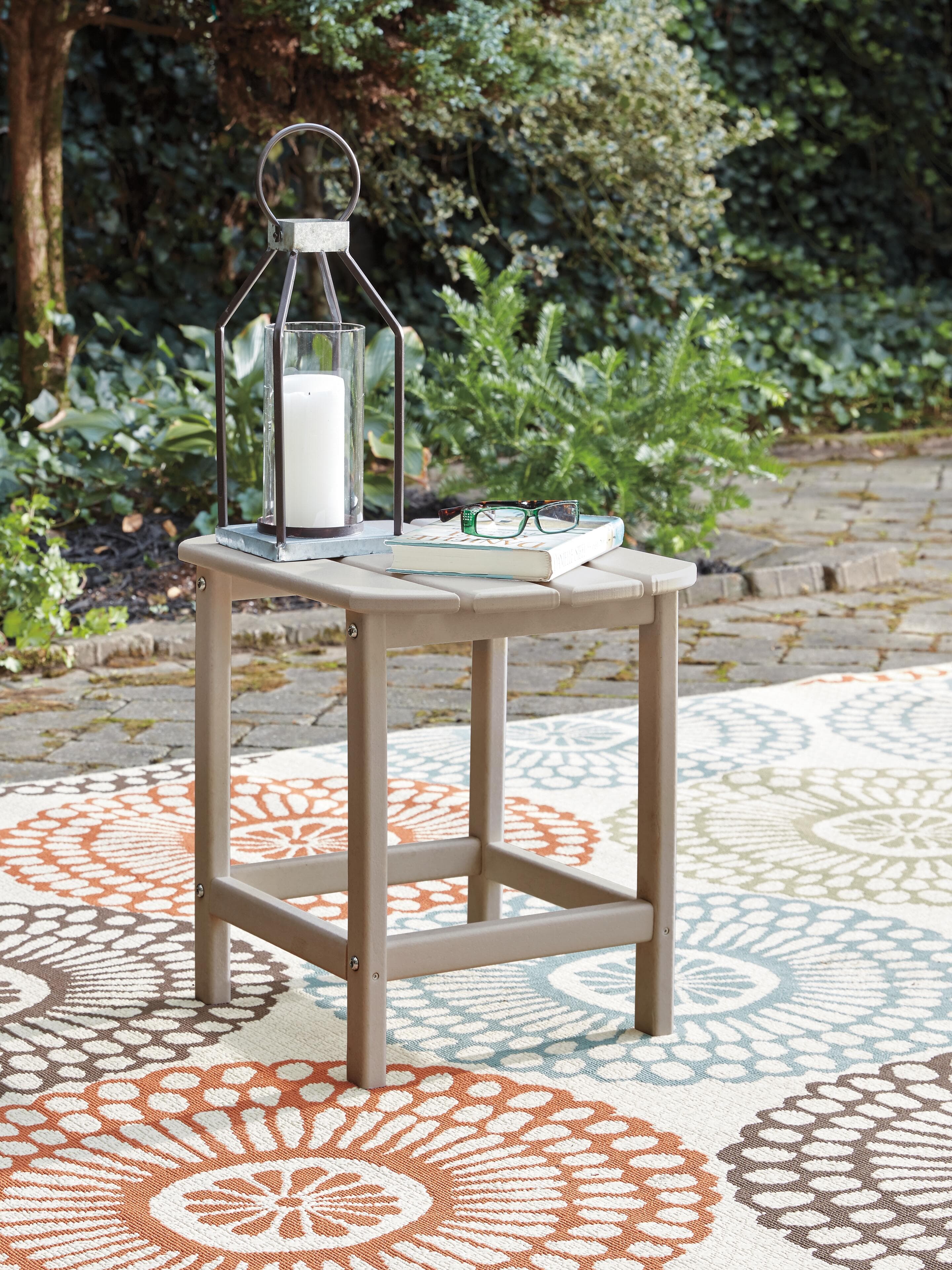 Sundown Treasure End Table — Brown/Beige — view 6