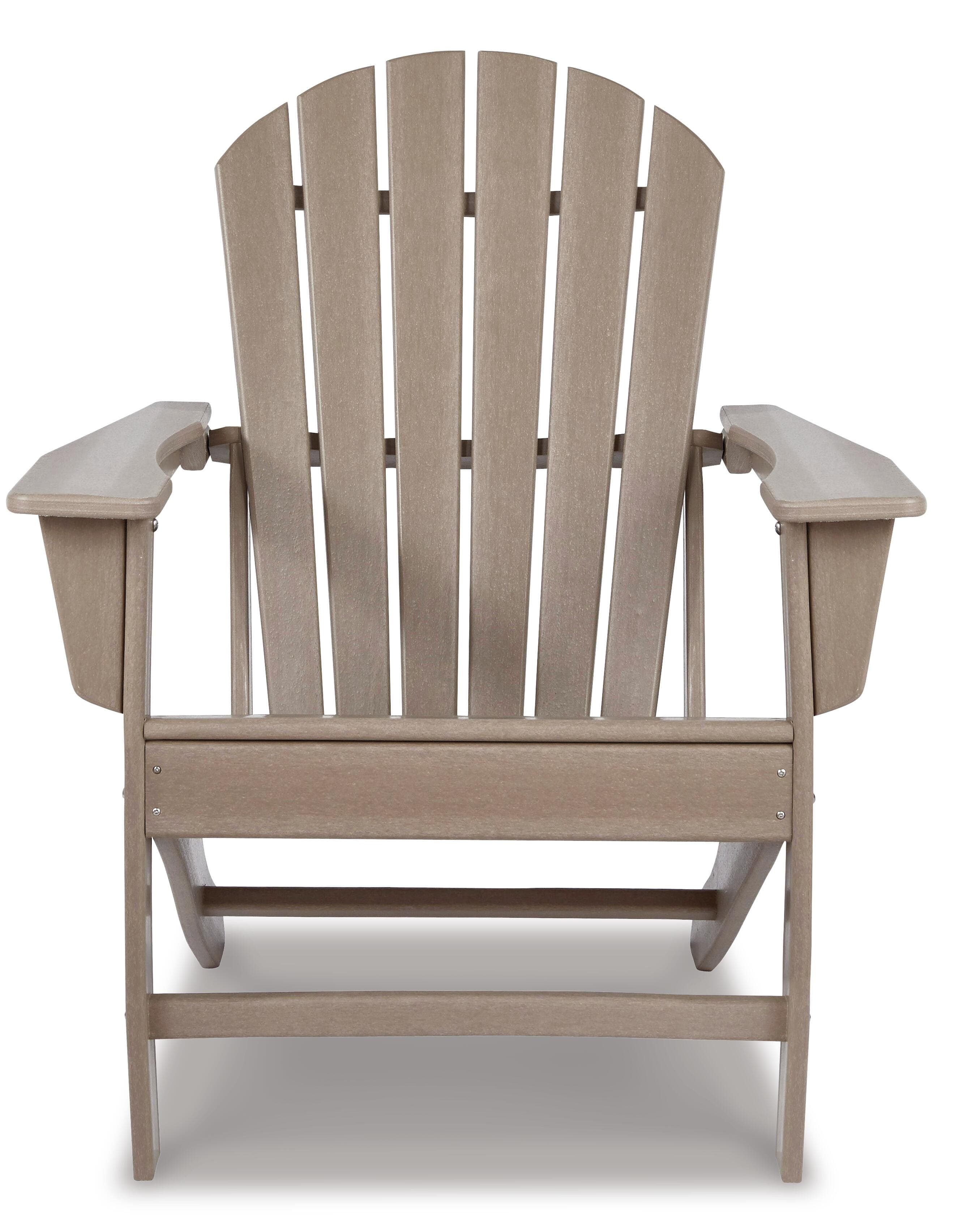 Sundown Treasure Adirondack Chair — Brown/Beige — view 3