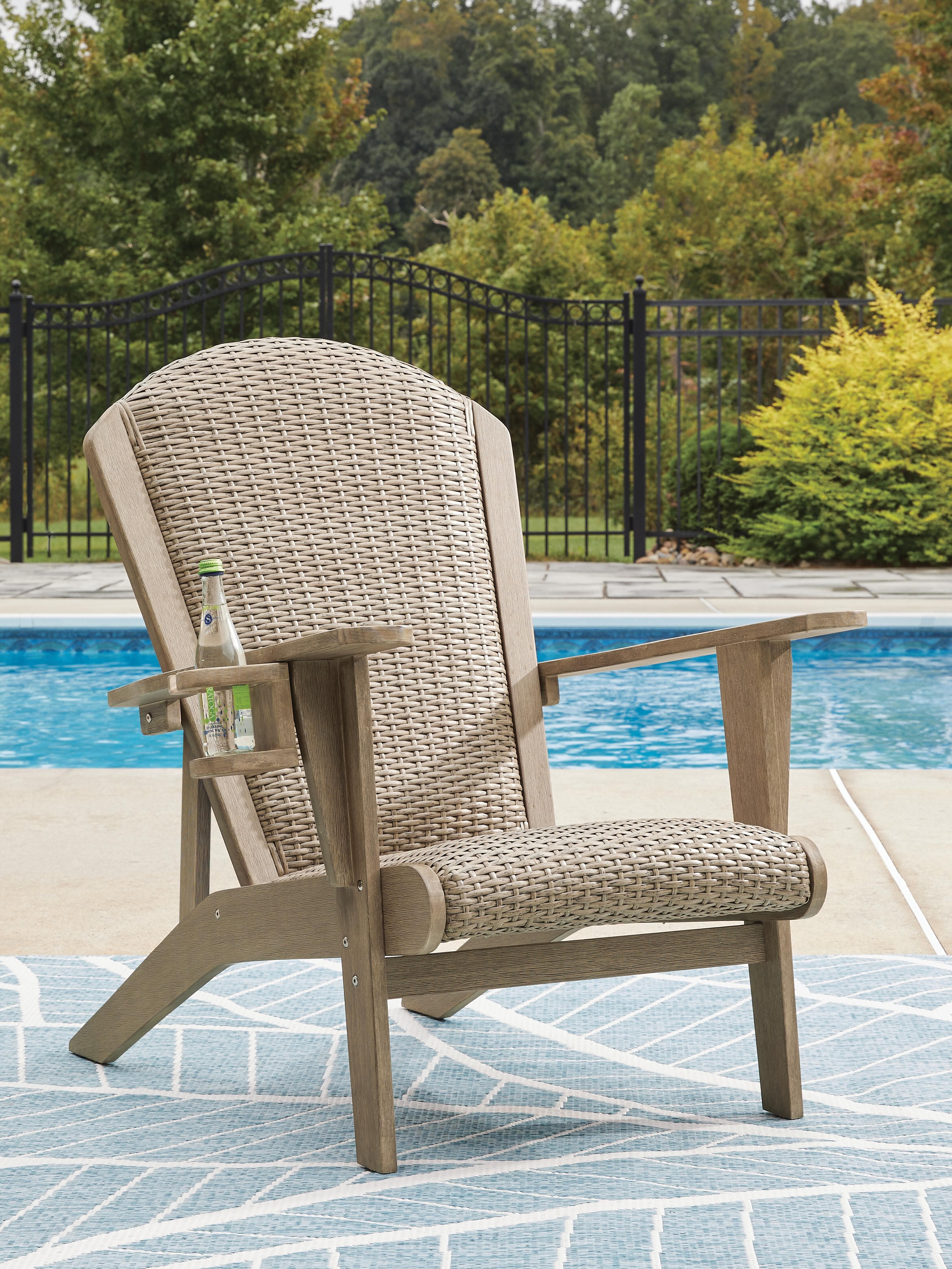 Bradstreet Bay Adirondack Chair — Brown/Beige — view 2