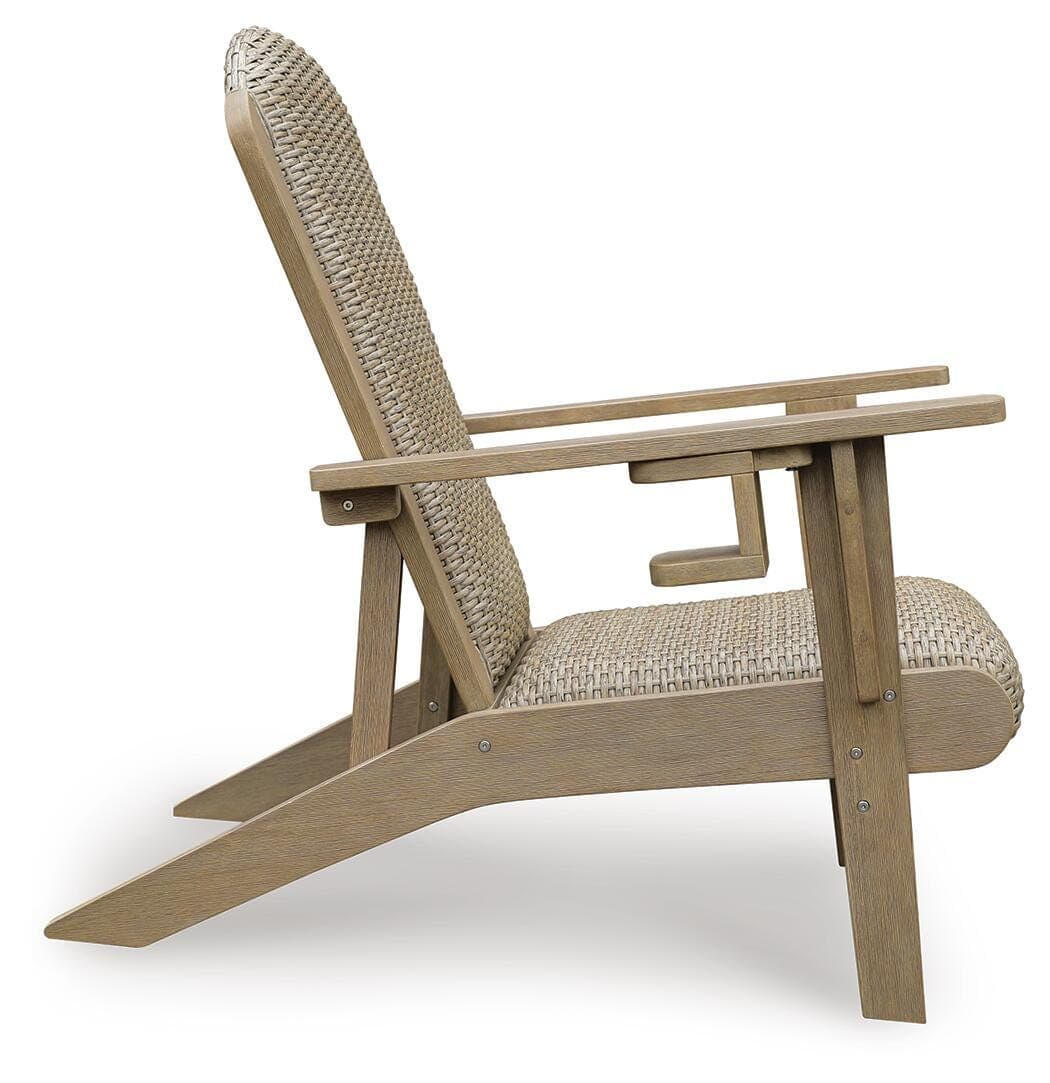 Bradstreet Bay Adirondack Chair — Brown/Beige — view 4