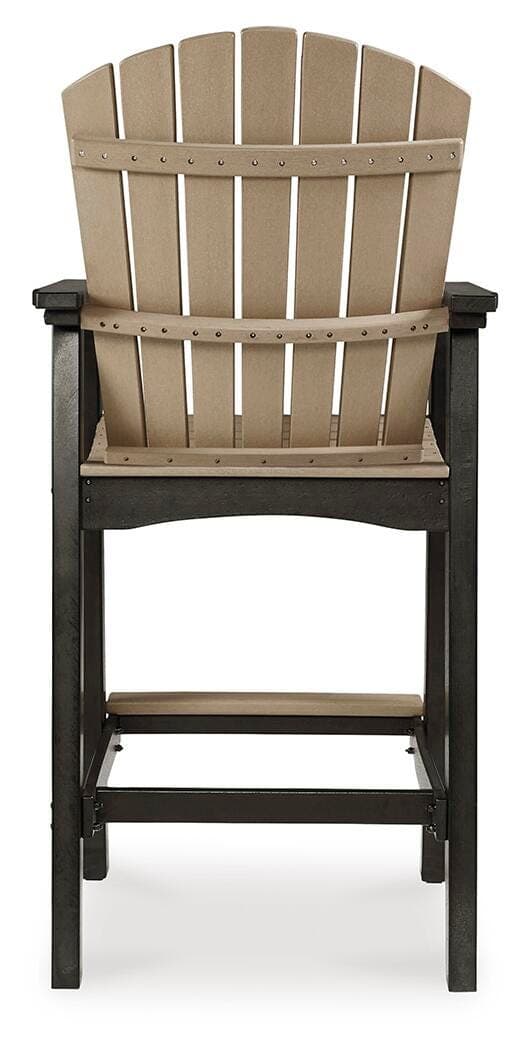 Fairen Trail Barstool (Set of 2) — Black/Gray & Brown/Beige — view 7