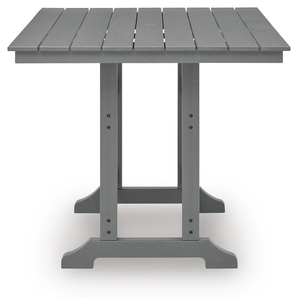 Ross Cove Outdoor Counter Height Dining Table — Dark Gray — view 4