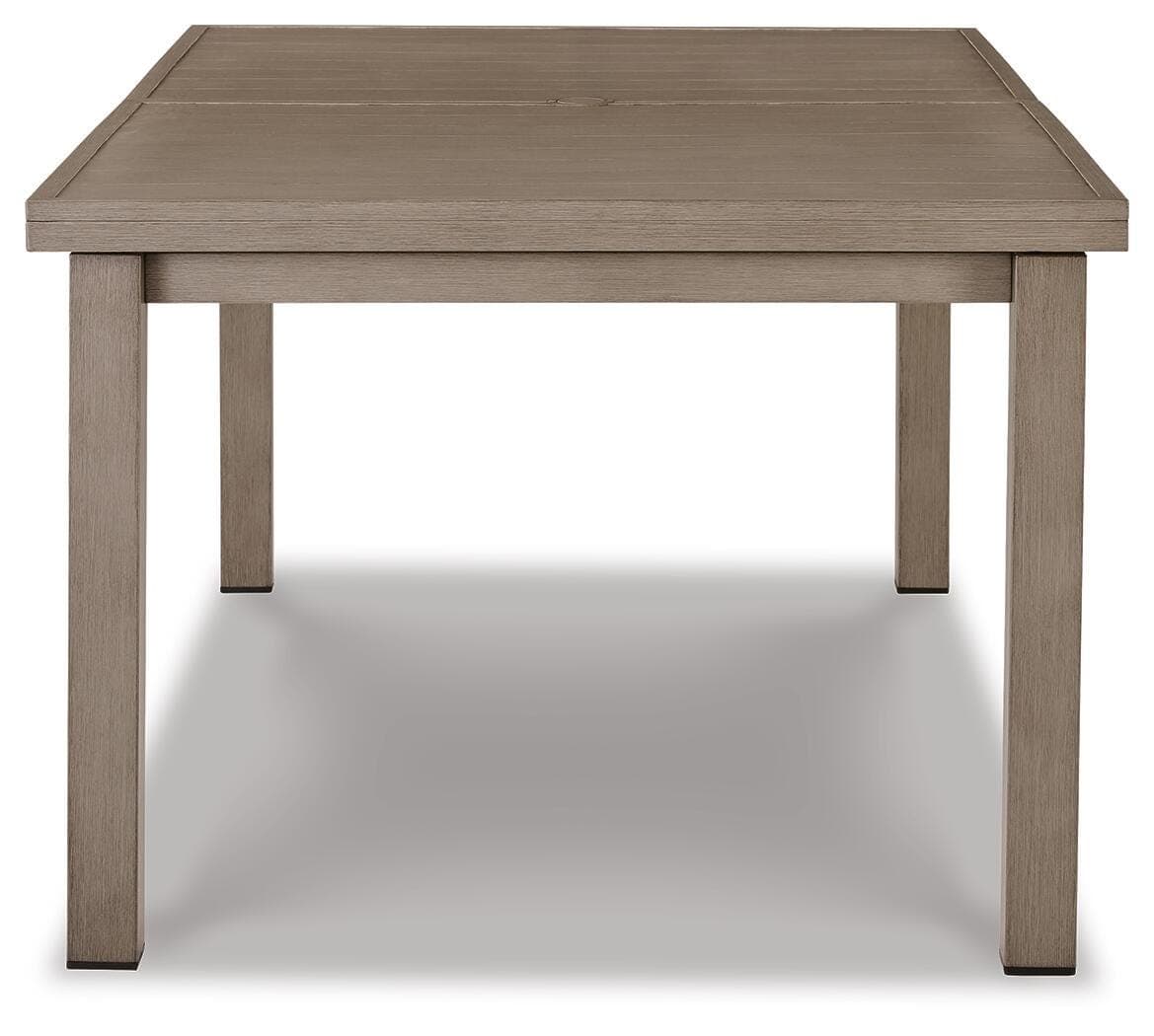 Beach Front Outdoor Dining Table — Brown/Beige — view 4