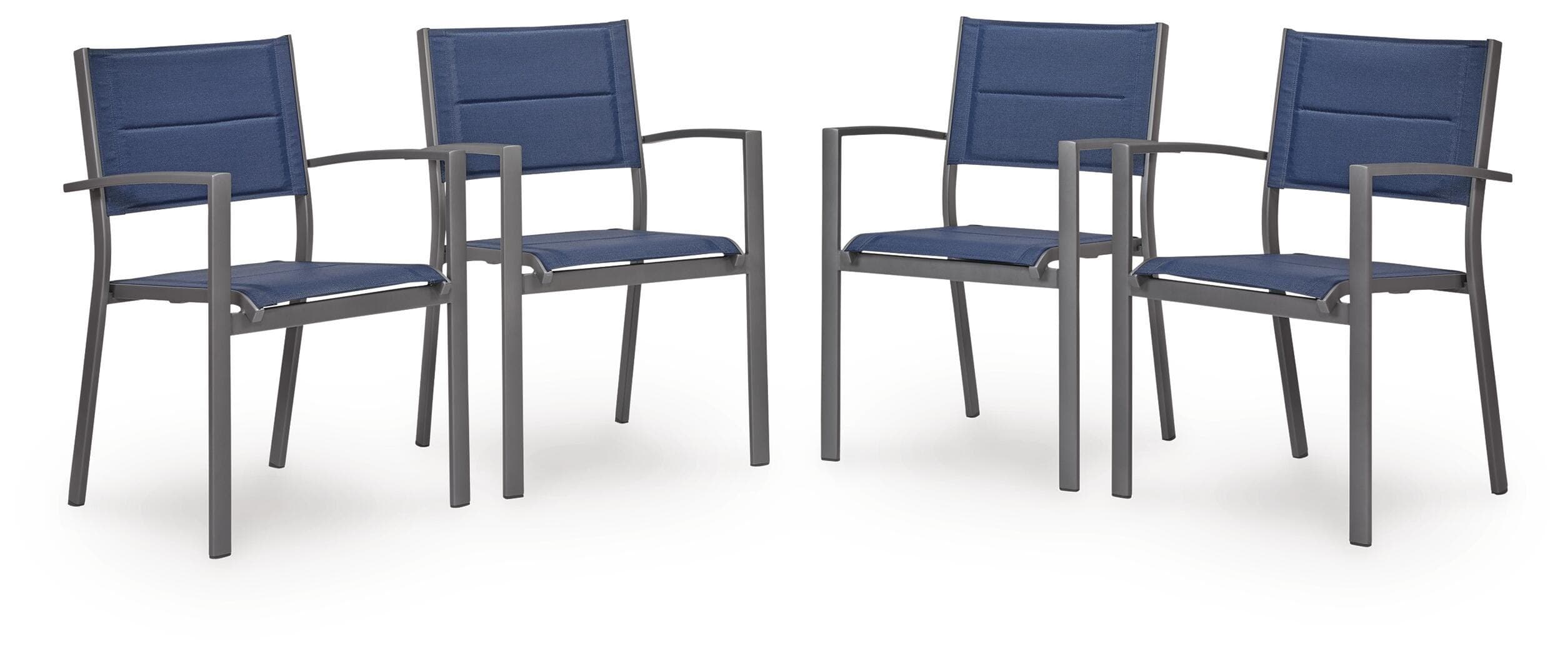 Point Bonita Outdoor Sling Arm Chair (Set of 4)