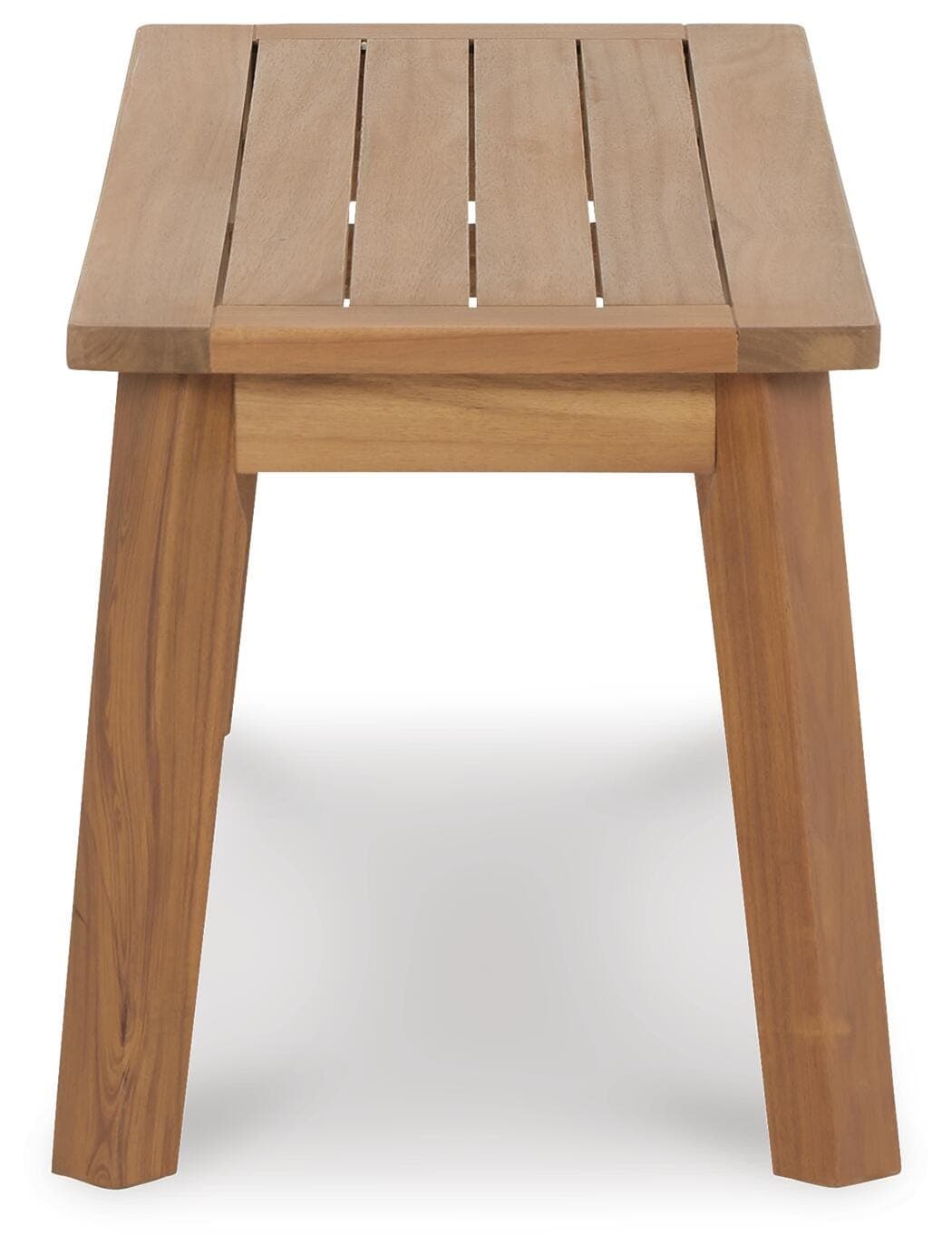 Janiyah Outdoor Dining Bench — Brown/Beige — view 4
