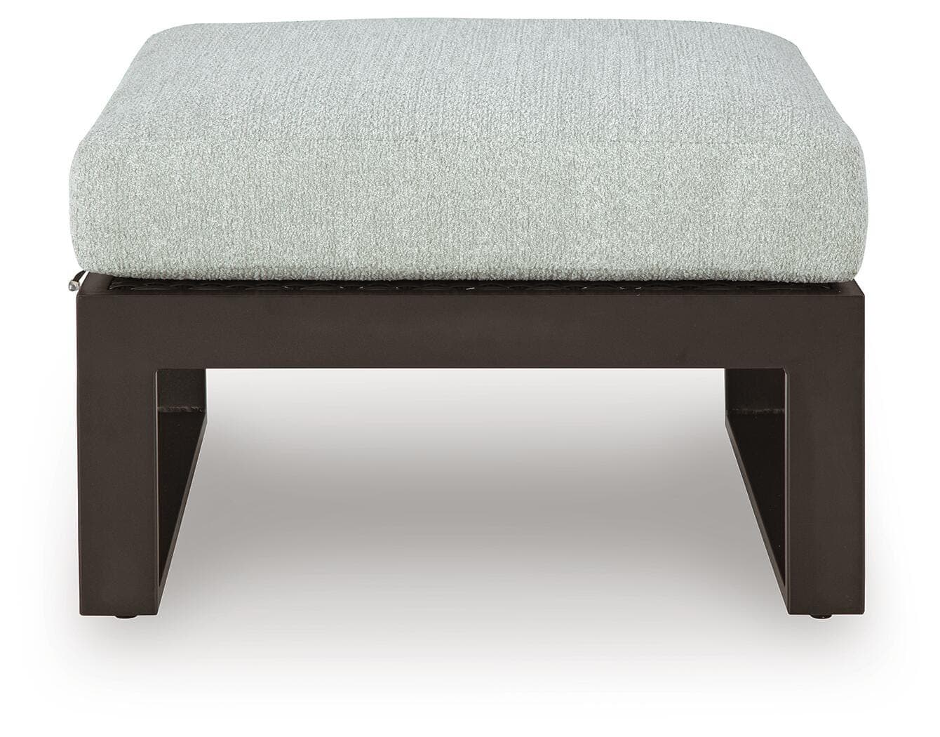 Beachloft Outdoor Ottoman with Cushion — Black/Gray — view 4