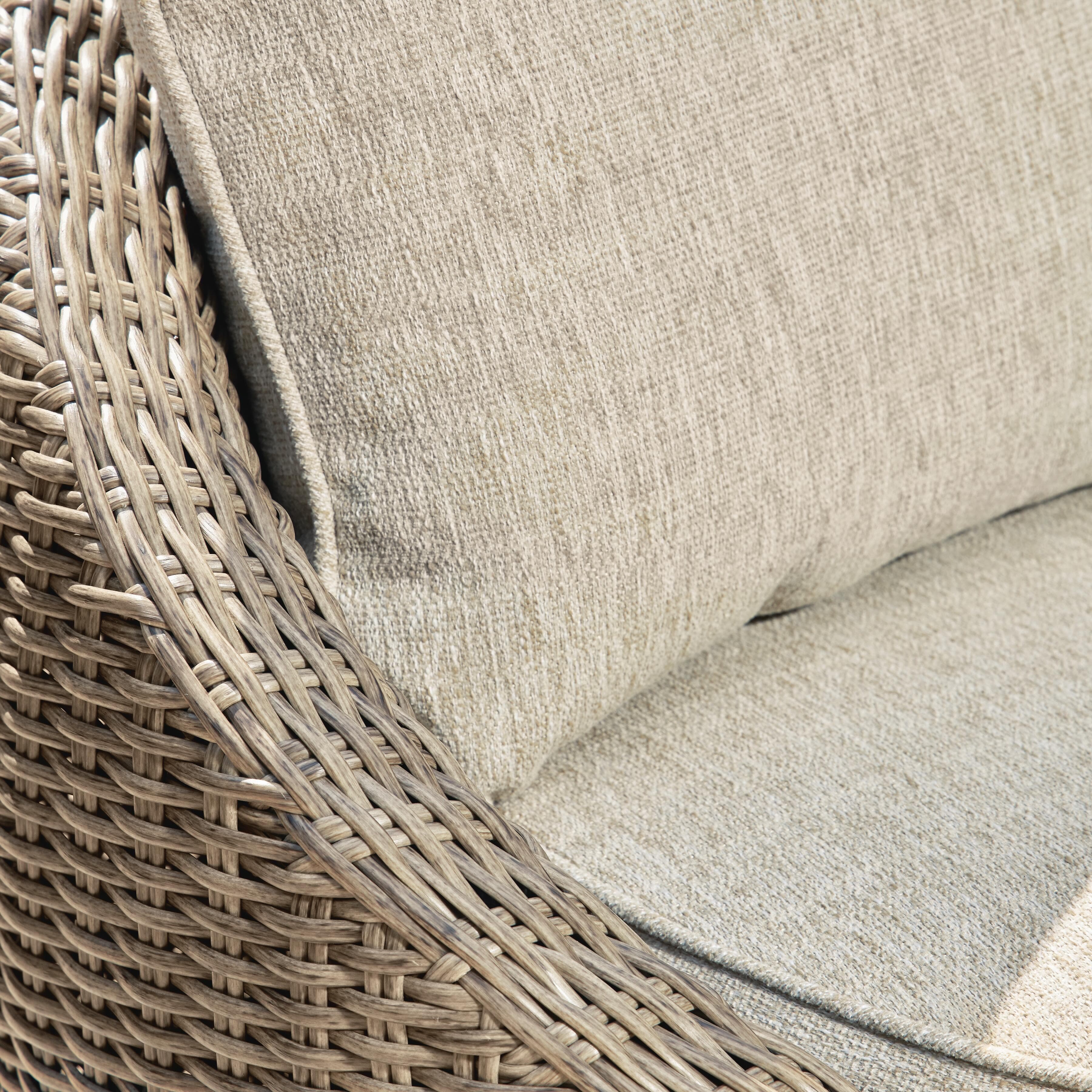Danson Swivel Lounge with Cushion (Set of 2) — Brown/Beige — view 7